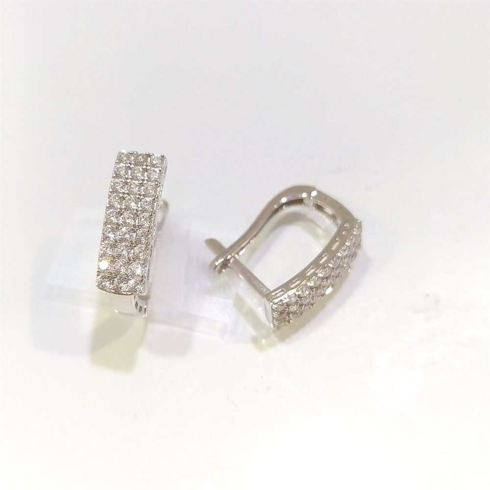 Su Yolu Küpe 14 Ayar Altın