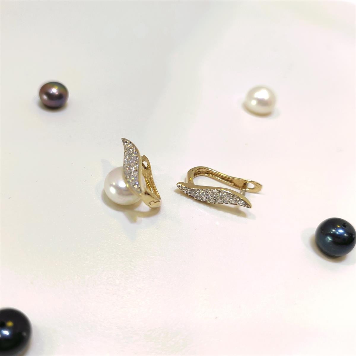 Su Yolu Küpe 14 Ayar Altın HD VİDEOLU