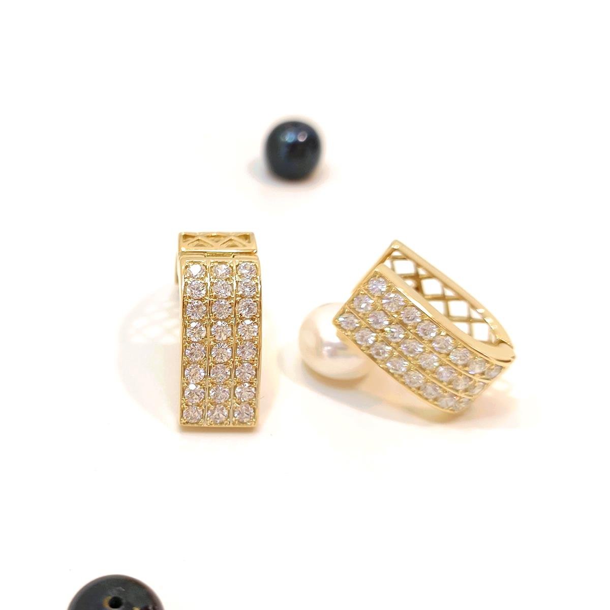 Su Yolu Taşlı Küpe 14 Ayar Altın HD VİDEOLU