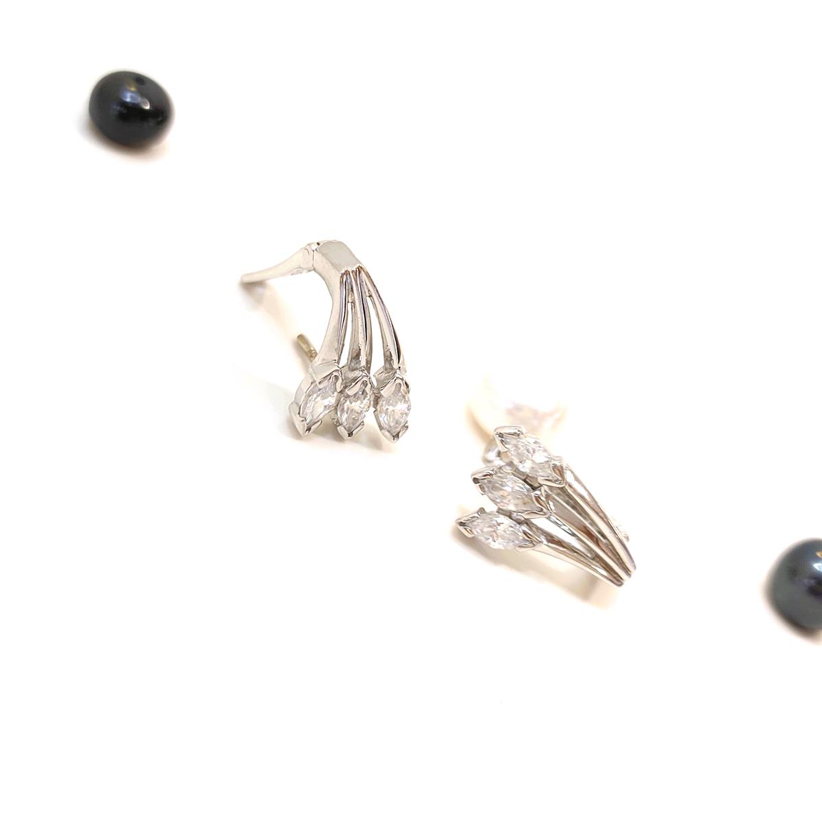 Taşlı Küpe 14 Ayar Altın HD VİDEOLU