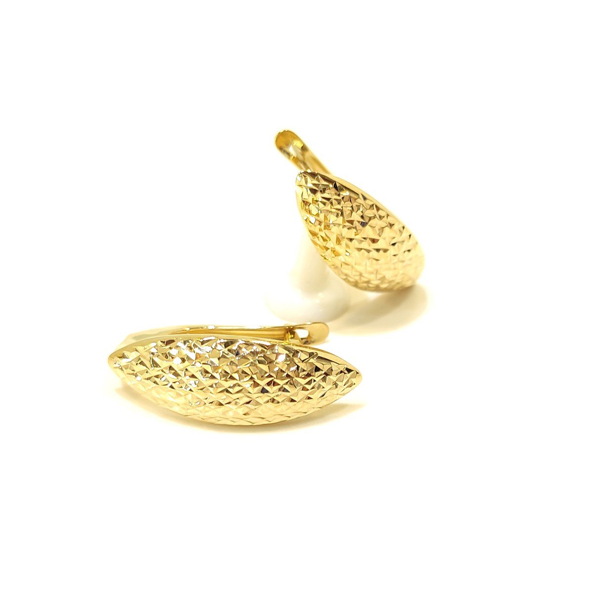 Taşsız Küpe 14 Ayar Altın 4K VİDEOLU