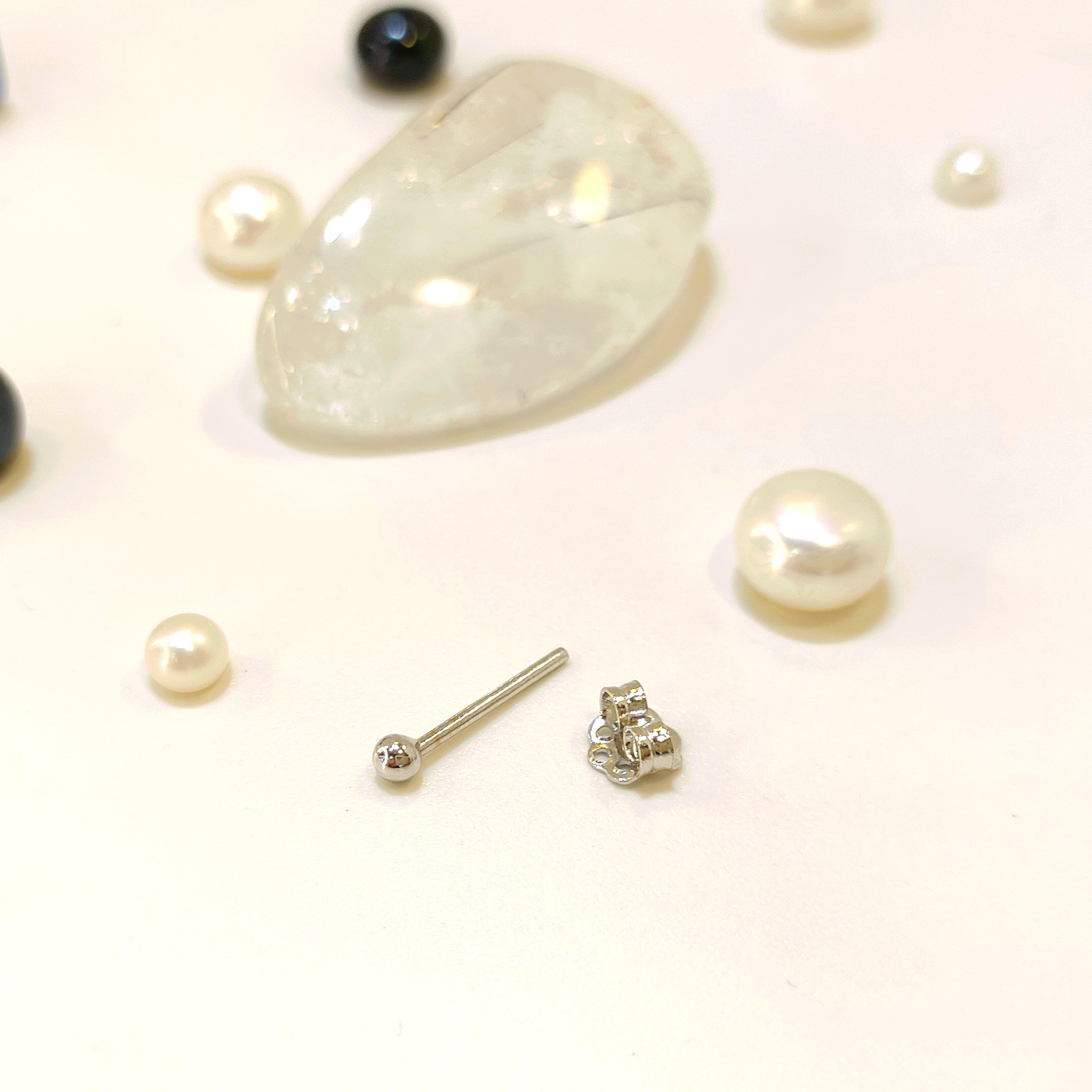 TEKLİ 2.4mm Top Vidalı Küpe 14 Ayar Altın 