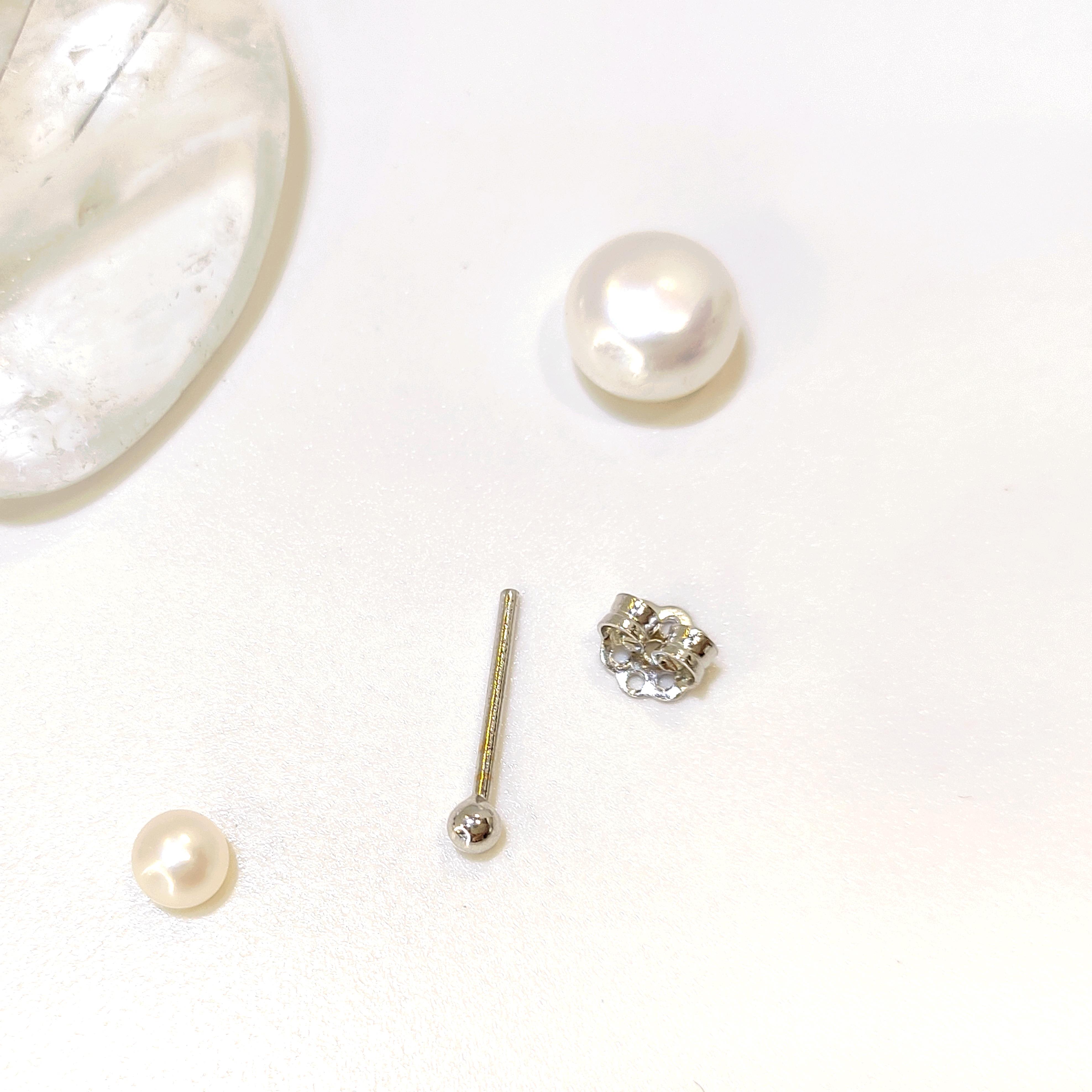 TEKLİ 2.4mm Top Vidalı Küpe 14 Ayar Altın 