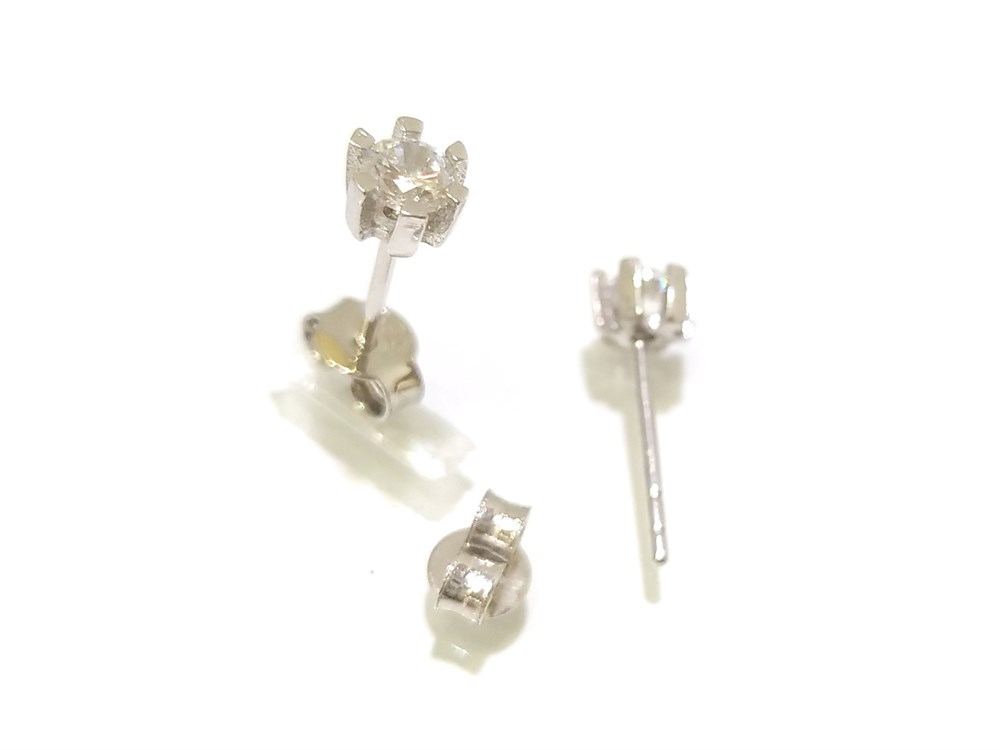 Tektaş Küpe 14 Ayar Altın