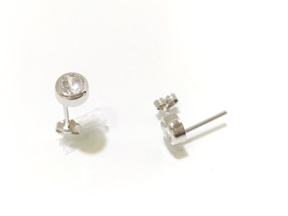 Tektaş Küpe 14 Ayar Altın