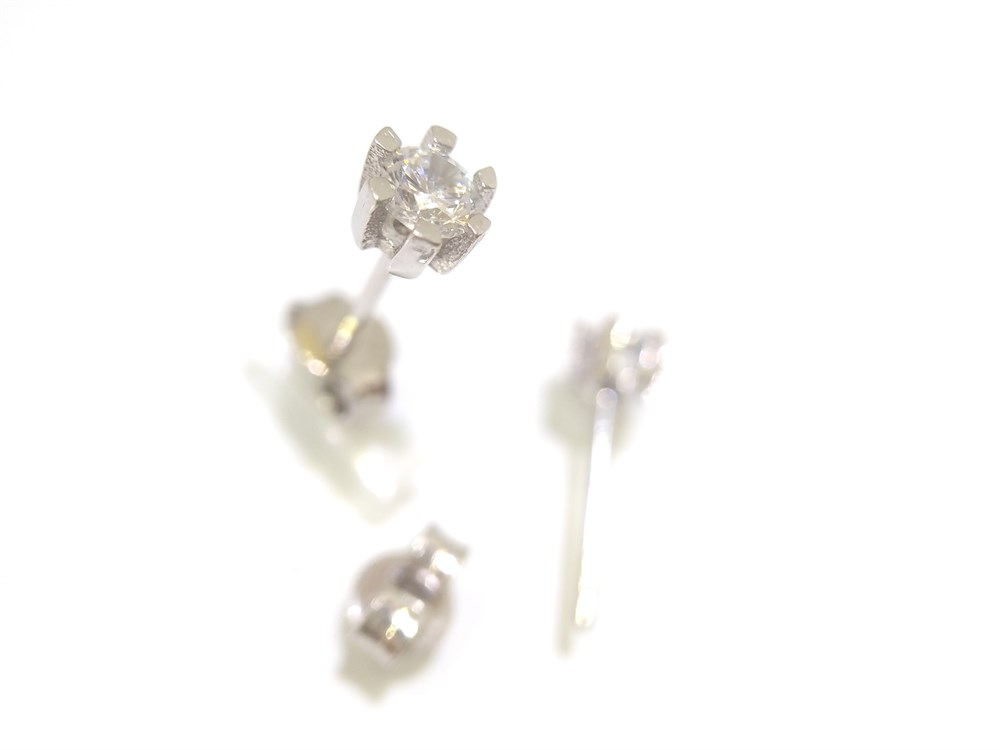 Tektaş Küpe 14 Ayar Altın