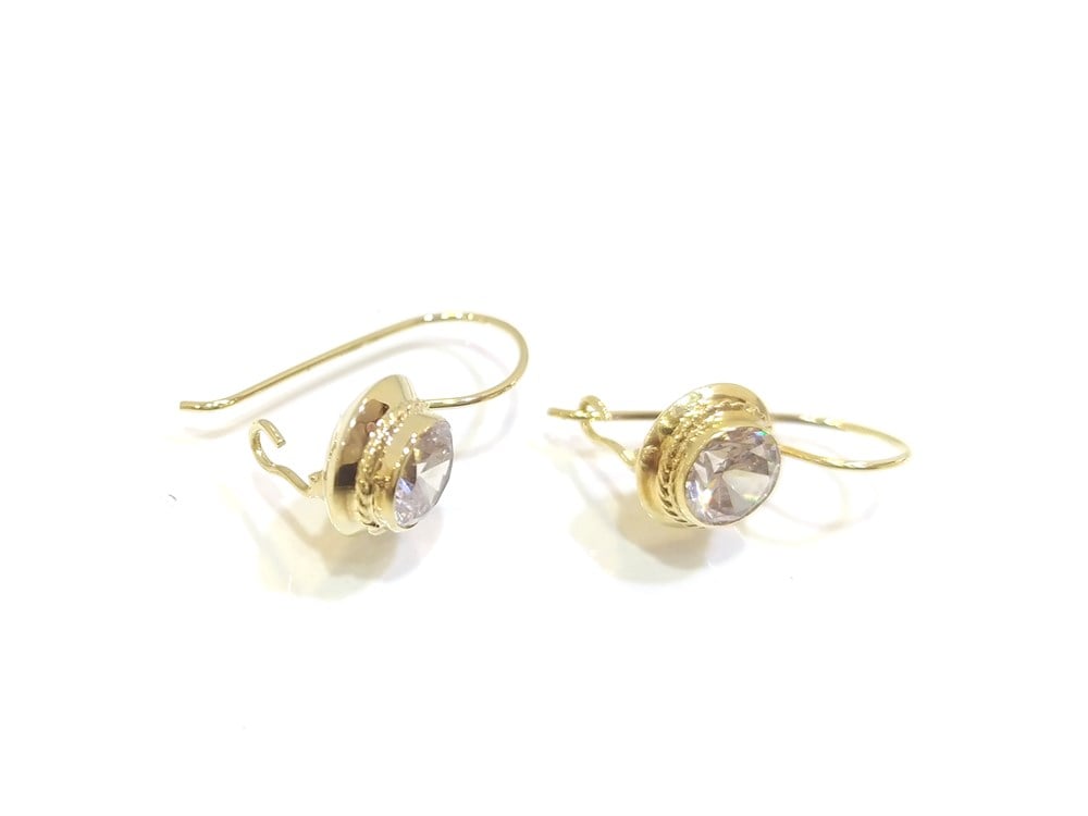 Tektaş Sallanan Küpe  14 Ayar Altın