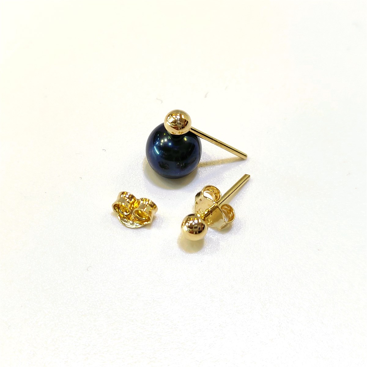 Top Küpe 14 Ayar Altın HD VİDEOLU