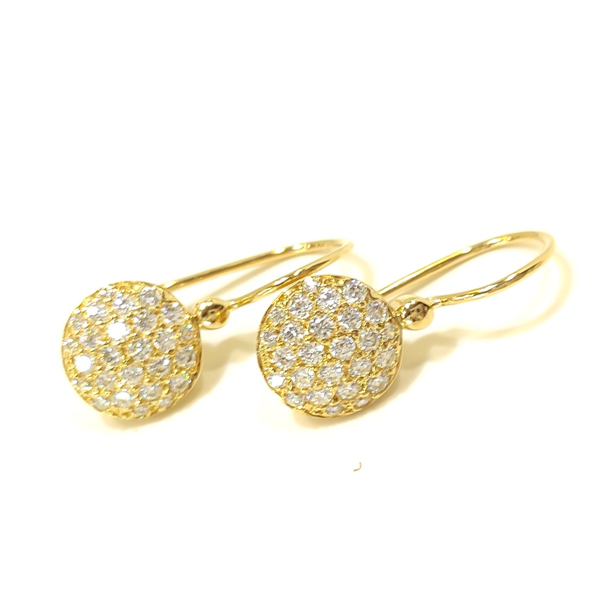 Yarım Top Küpe 14 Ayar Altın 4K VİDEOLU