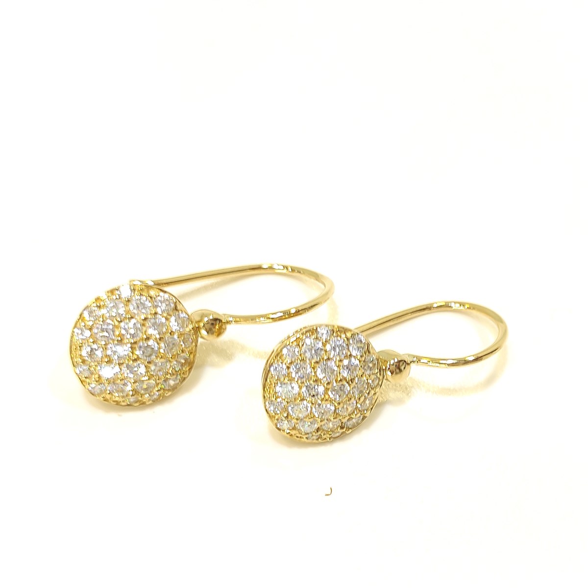 Yarım Top Küpe 14 Ayar Altın 4K VİDEOLU