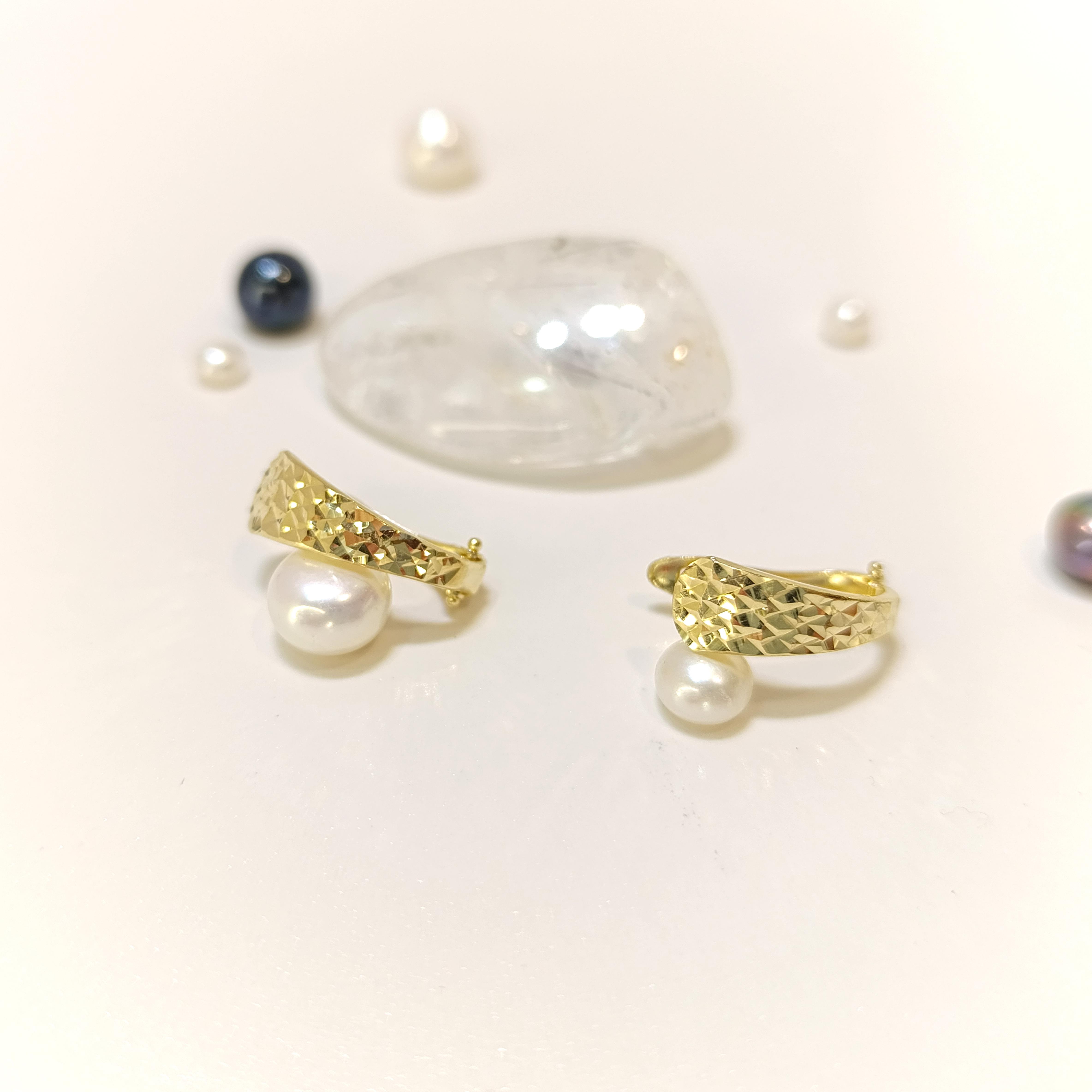 Yelpaze Küpe 14 Ayar Altın HD VİDEOLU