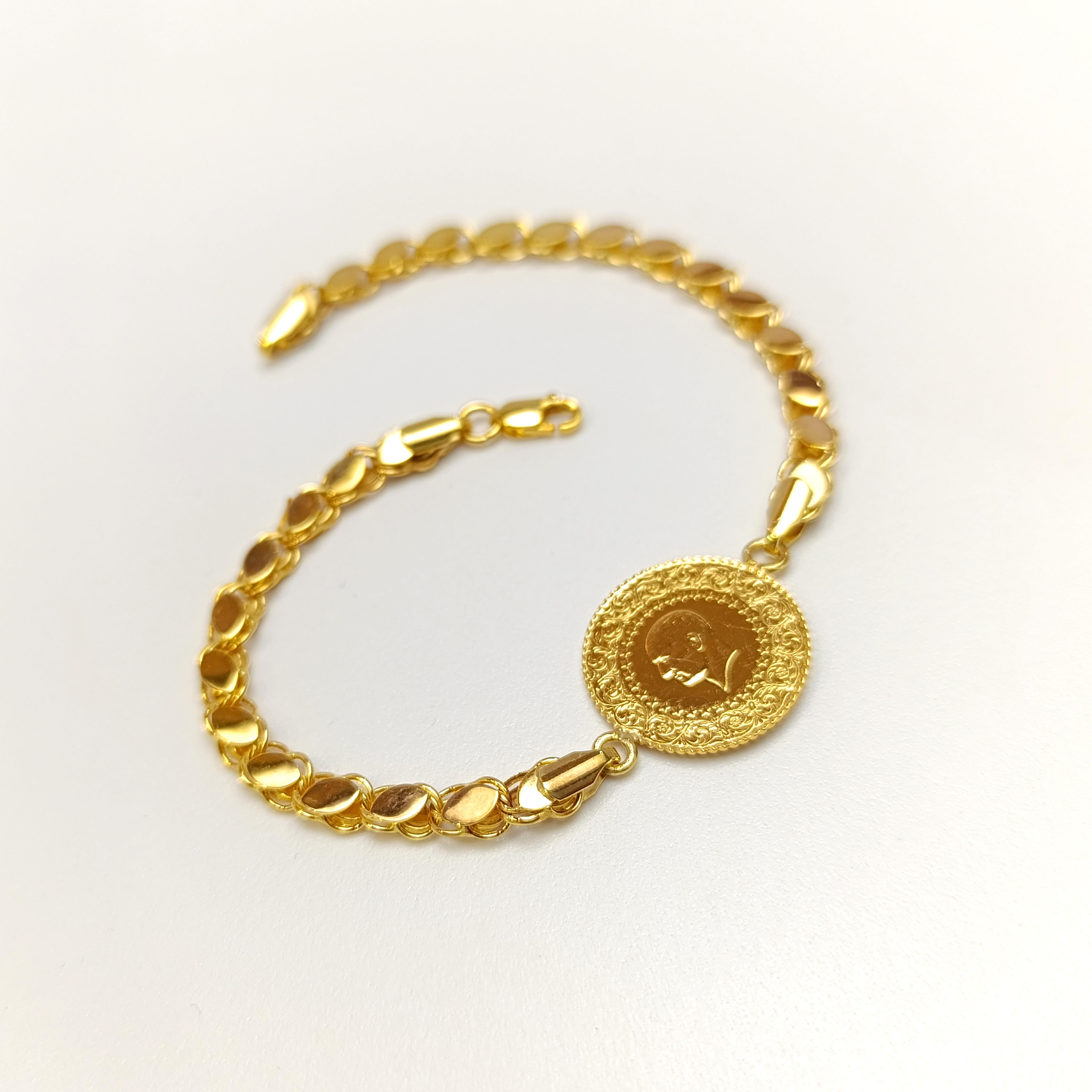 Çeyrekli Altınlı Bileklik Altın HD VİDEOLU