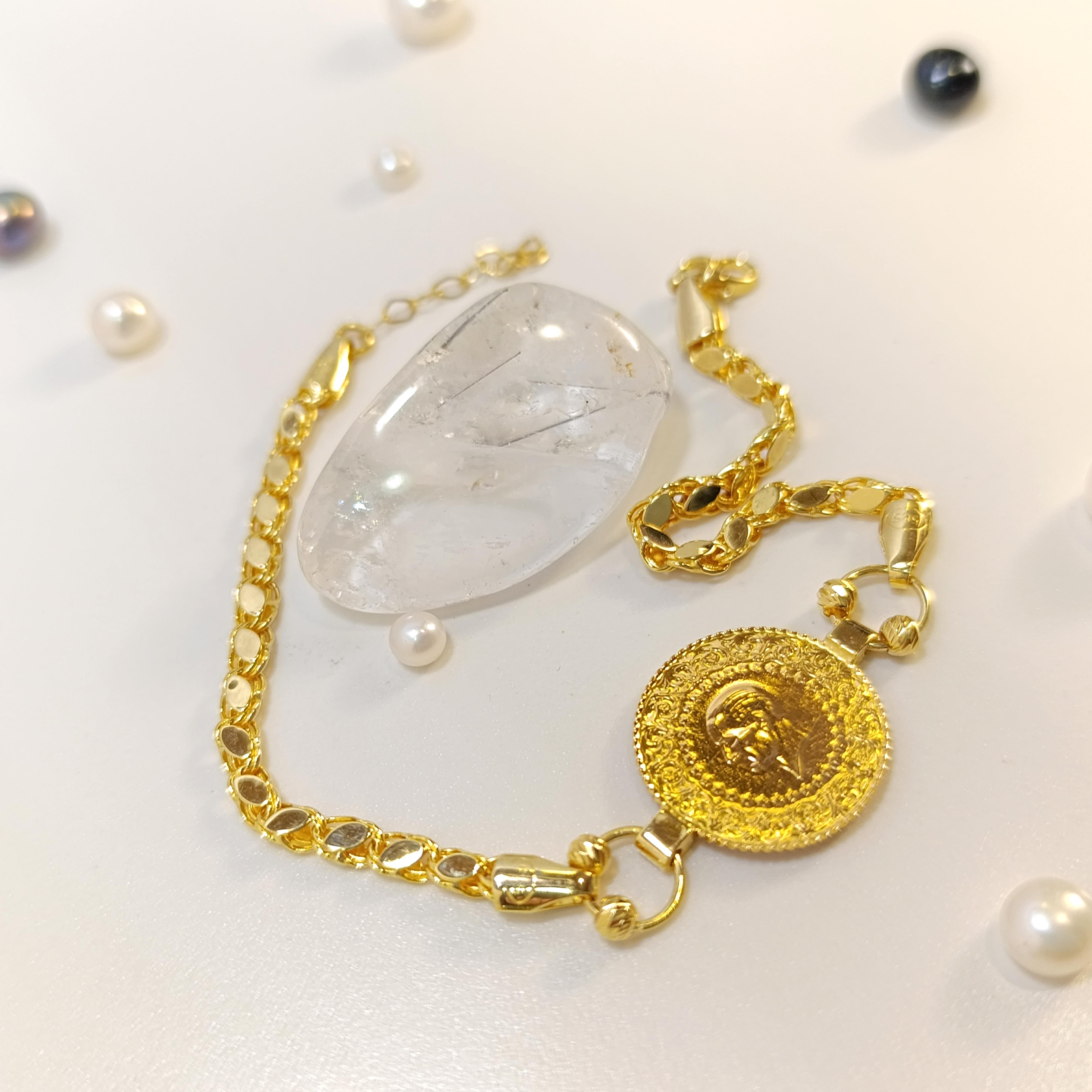 Çeyrekli Altınlı Bileklik Altın HD VİDEOLU