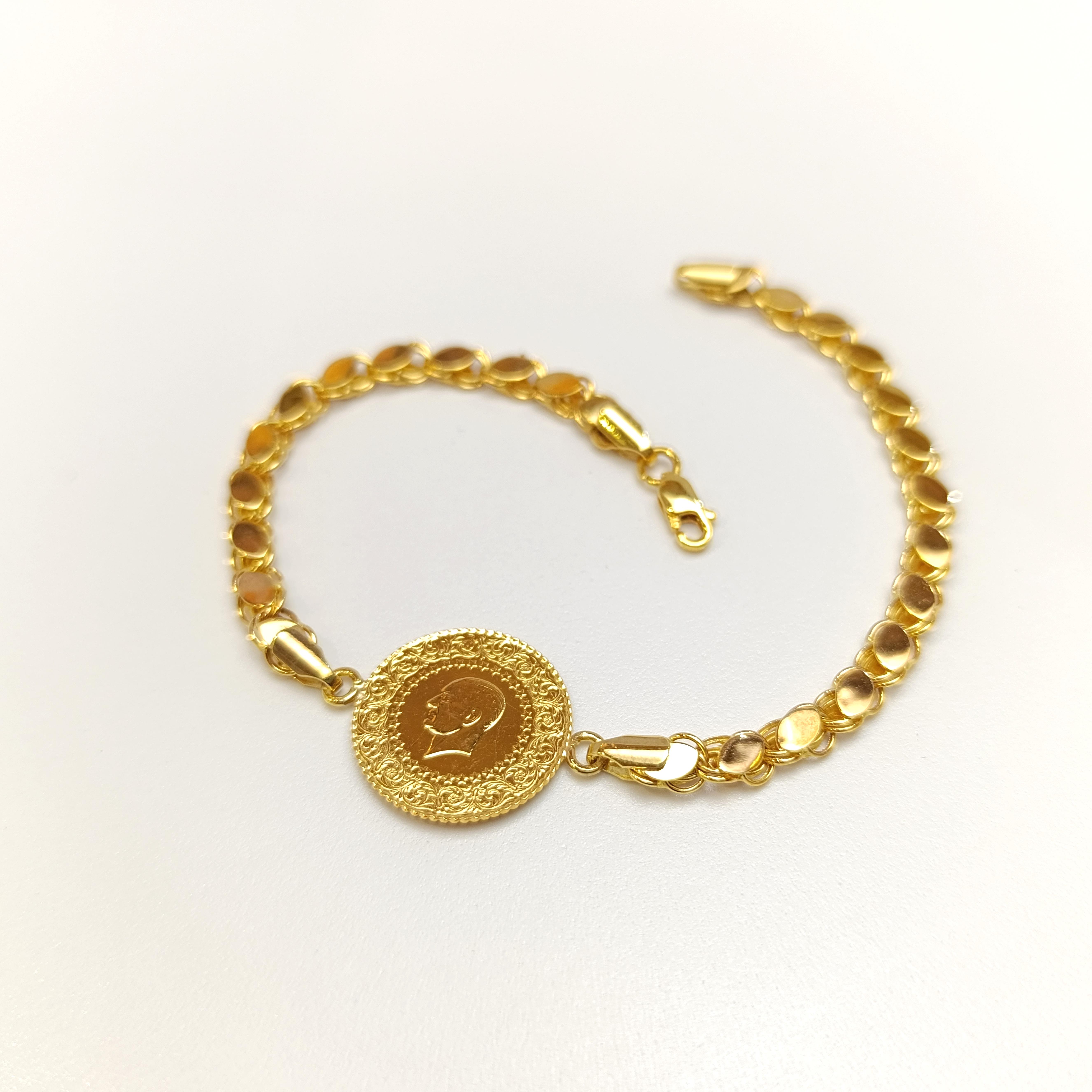 Çeyrekli Altınlı Bileklik Altın HD VİDEOLU