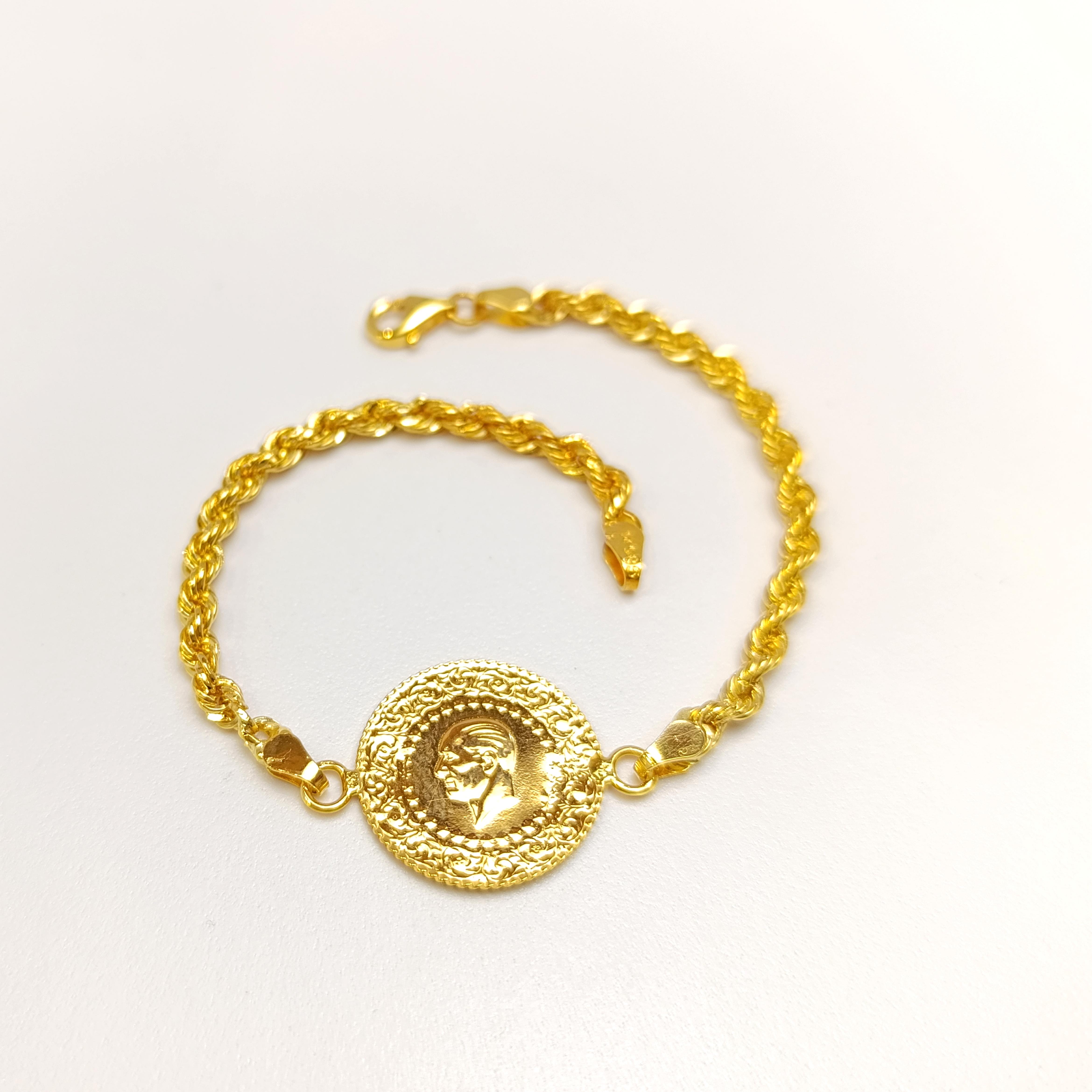 Çeyrekli Altınlı Bileklik Altın HD VİDEOLU