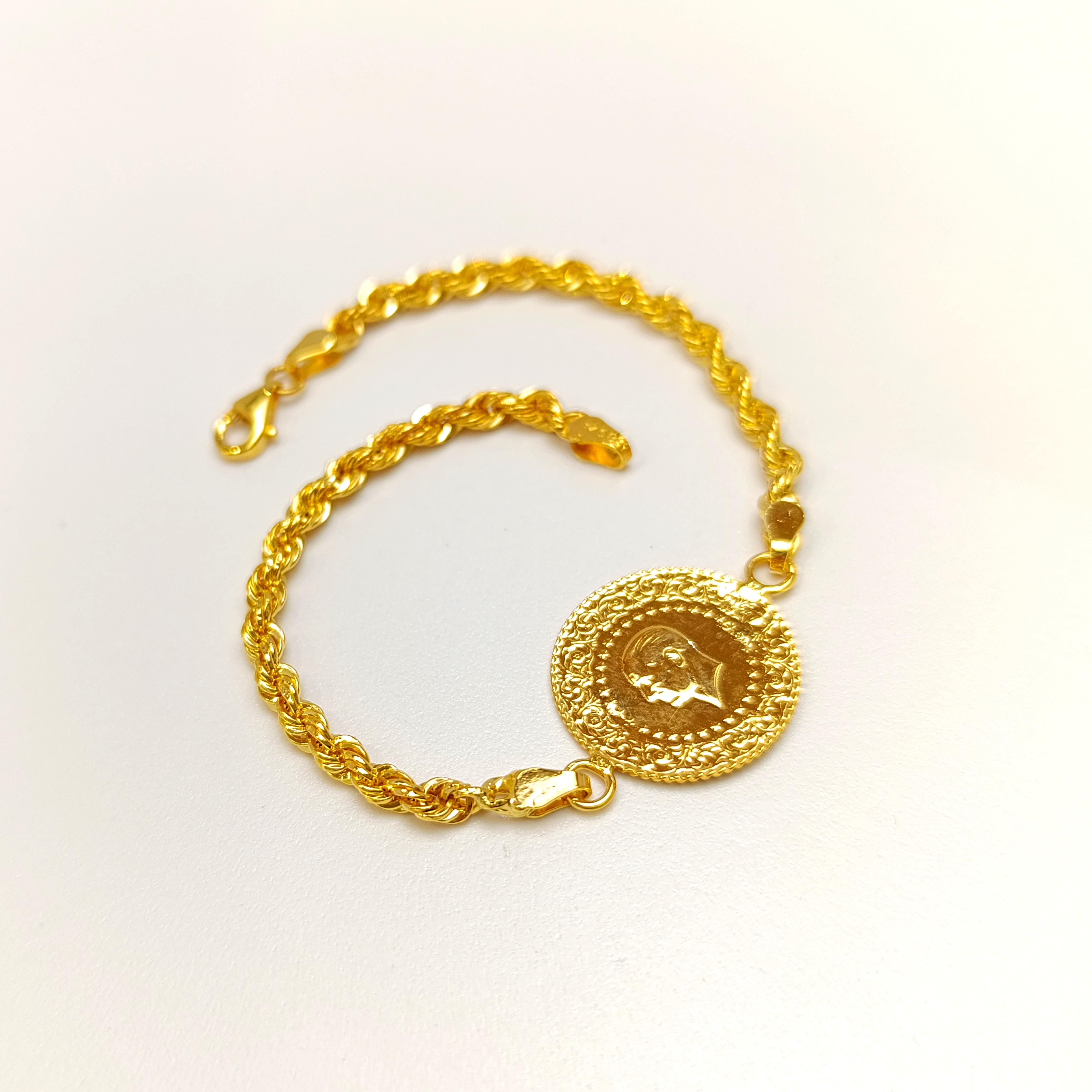 Çeyrekli Altınlı Bileklik Altın HD VİDEOLU