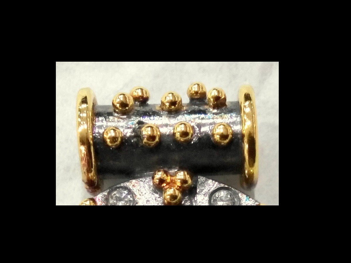 Reşat Tam Altın Özel El İşi Çerçeveli Kolye