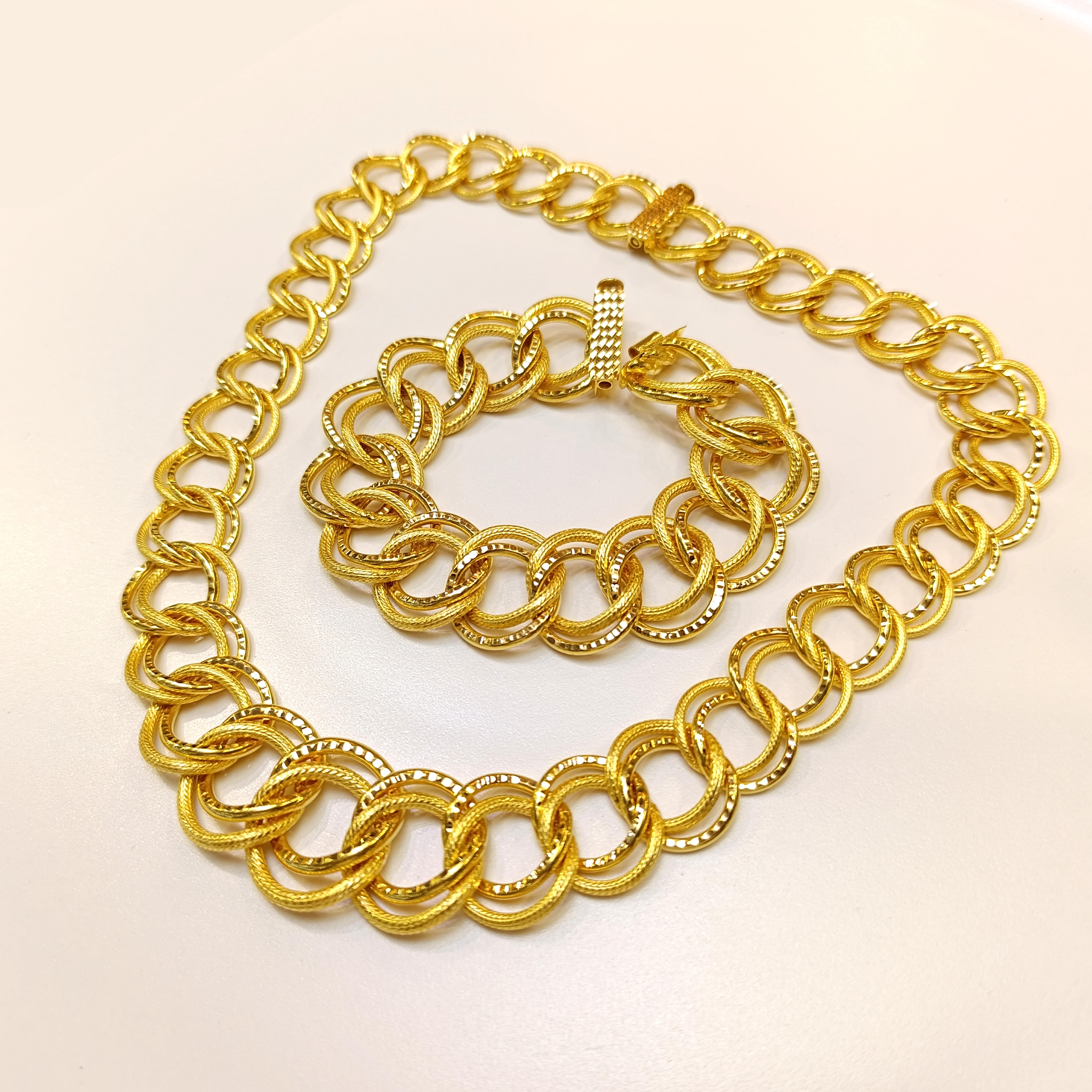 Saman Yolu Set Takım 22 Ayar Altın HD VİDEOLU