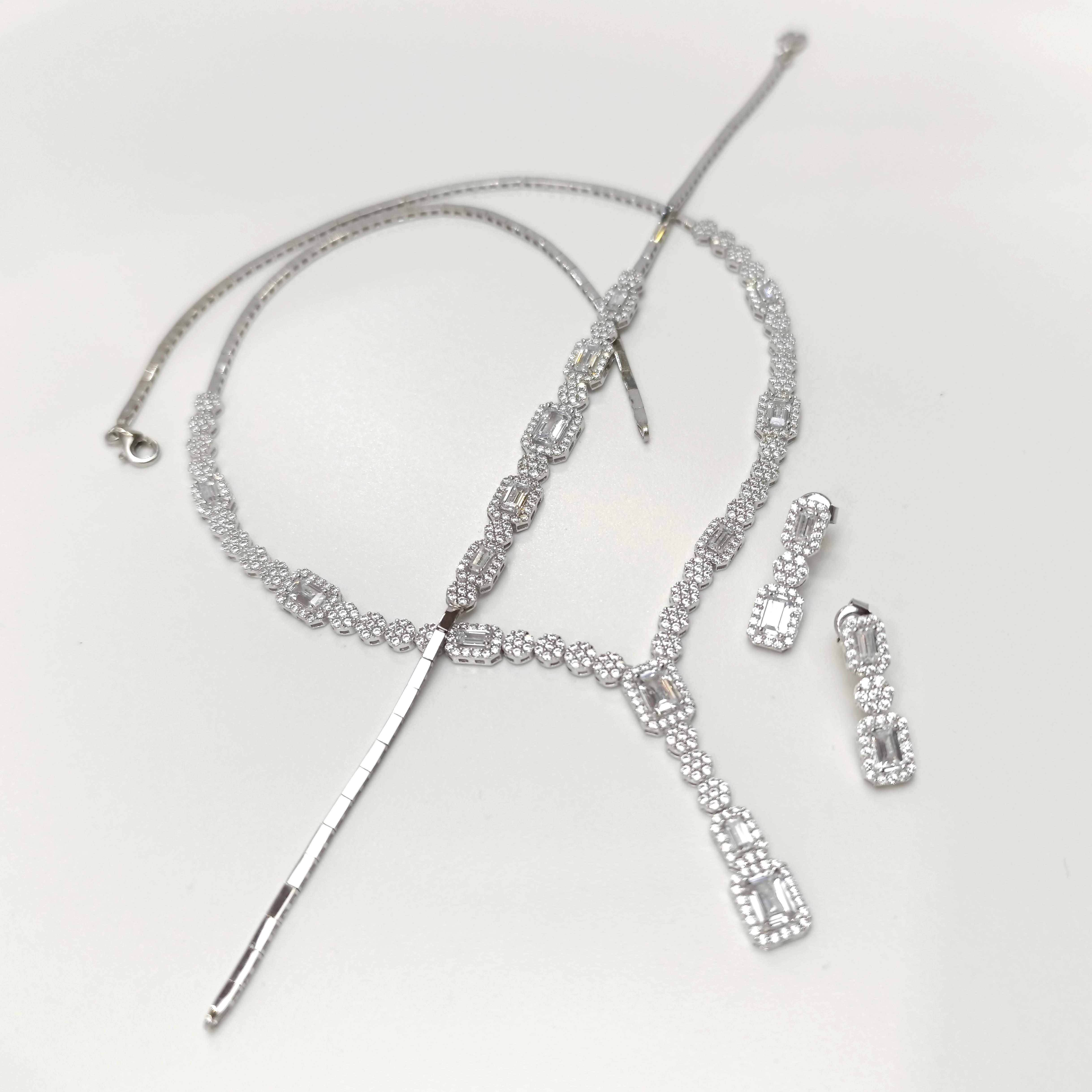 Baget Taşlı Set Takım 14 Ayar Altın