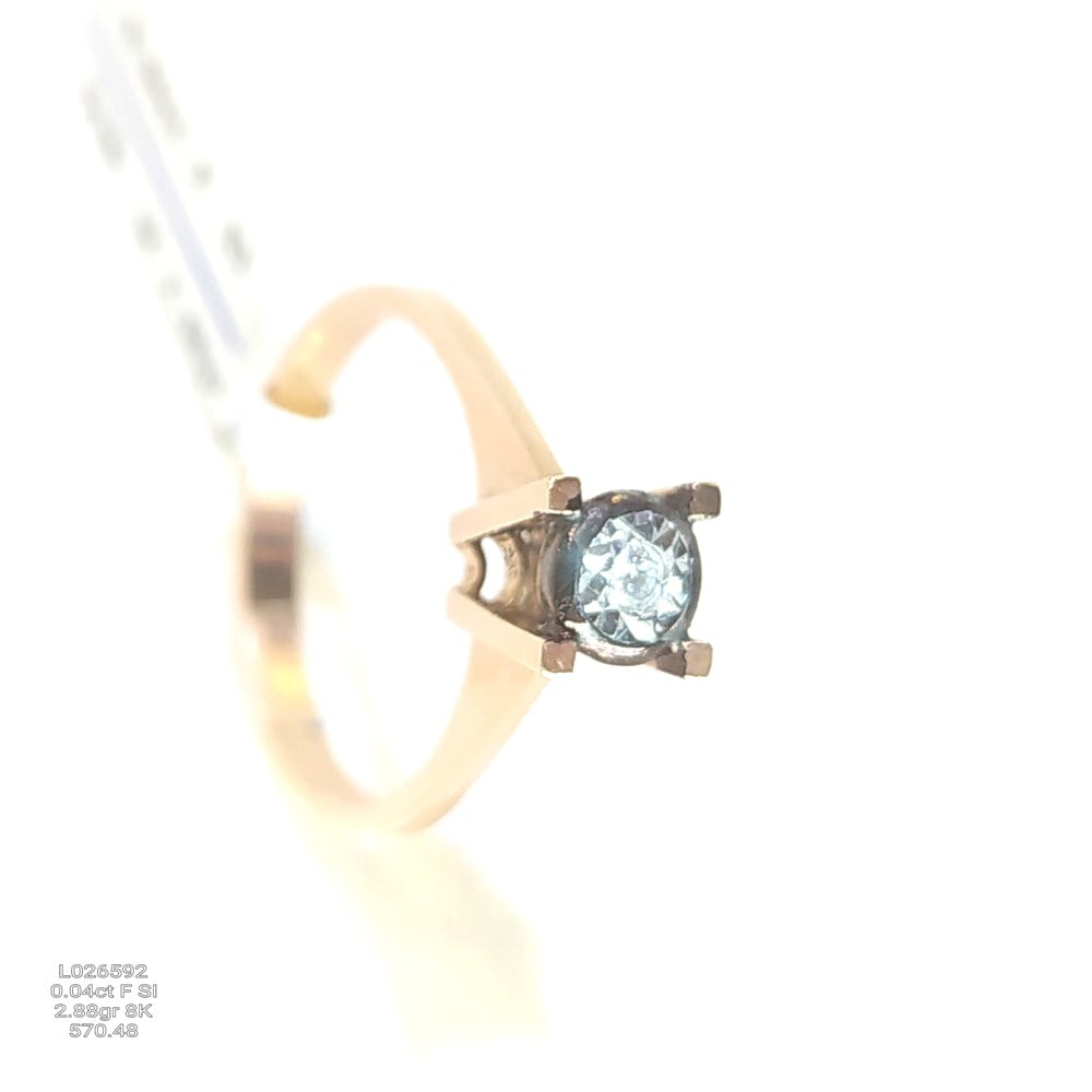 Elmas Tek Taş Yüzük