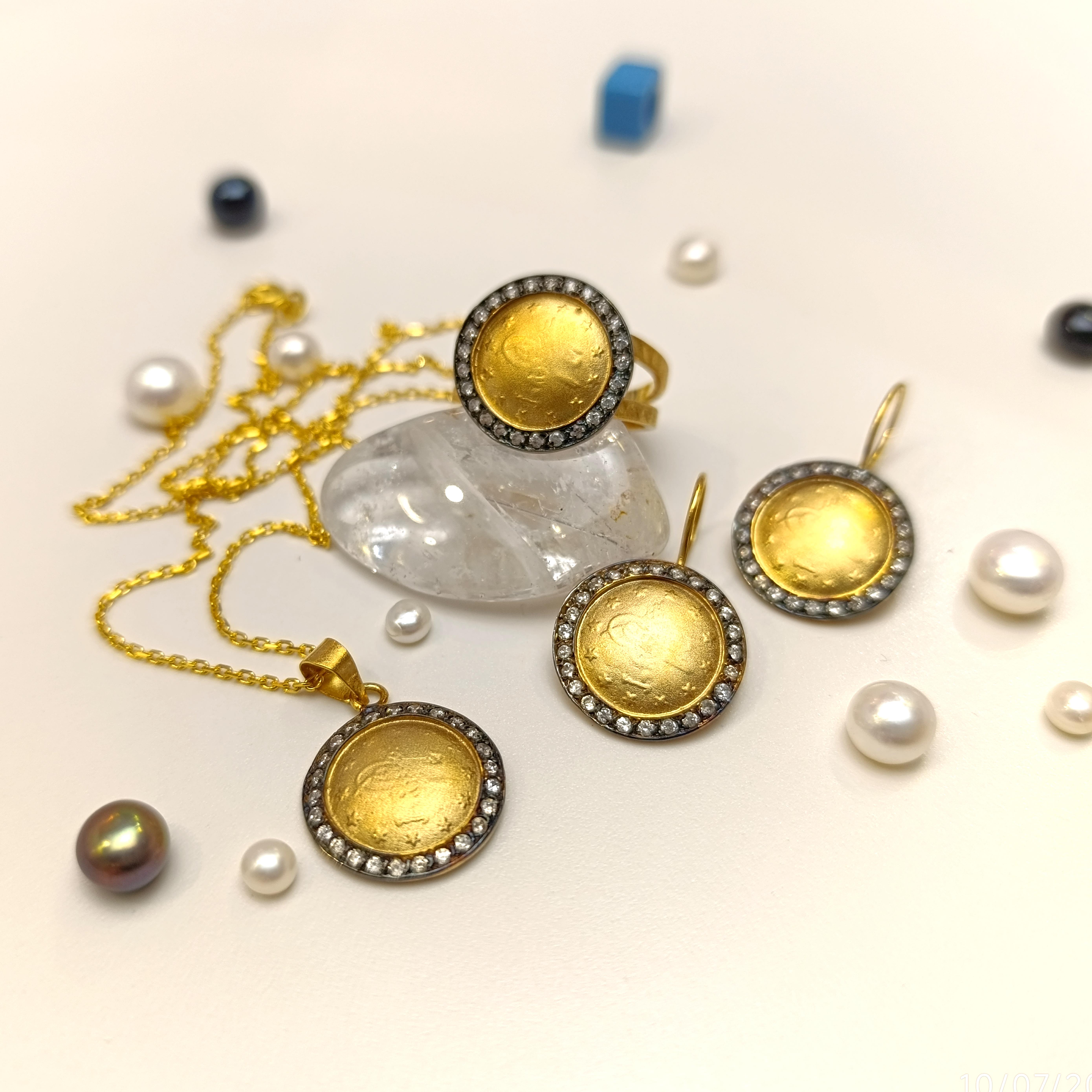 Otantik Tuğralı Set Takım 14 Ayar Altın HD VİDEOLU