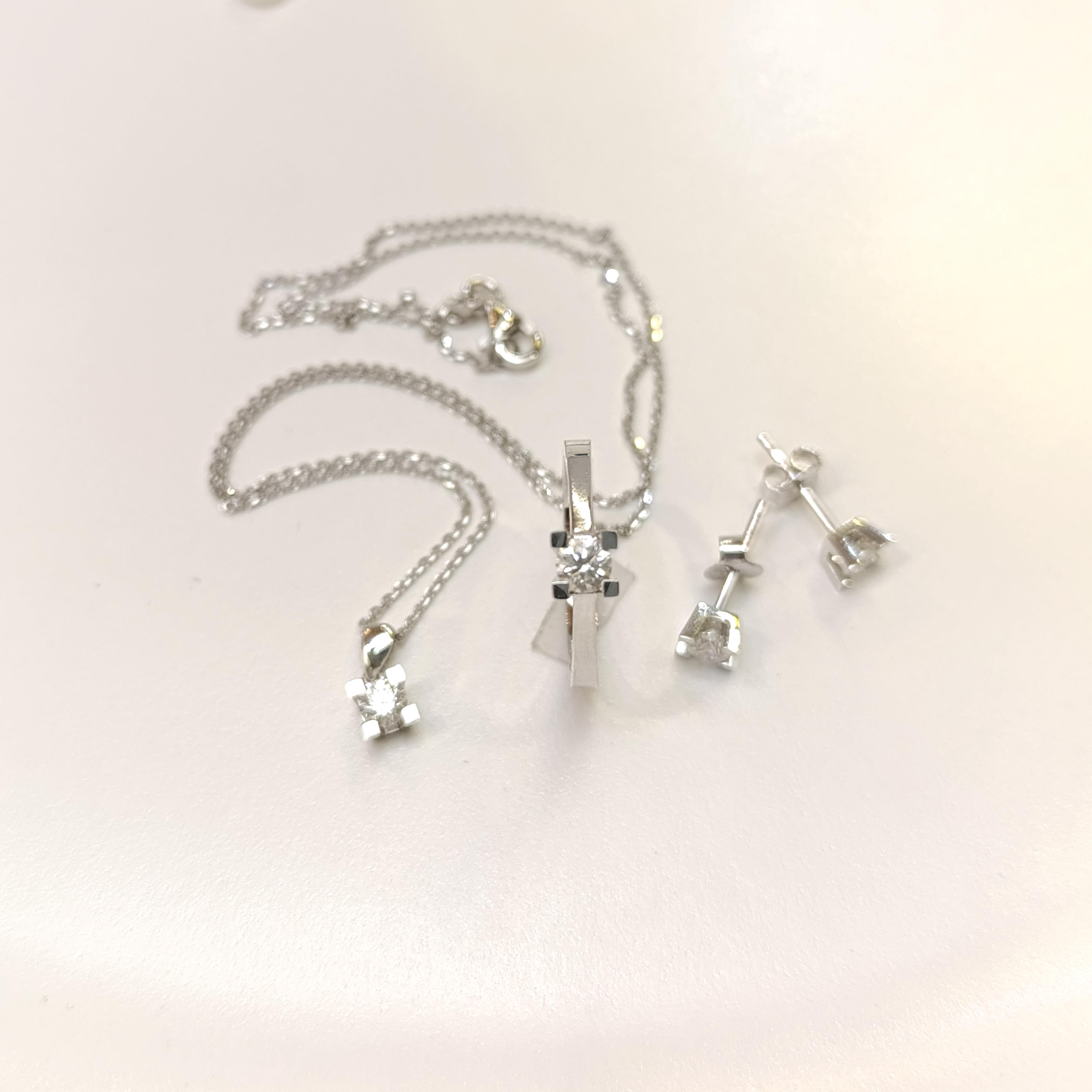 Pırlanta Tek Taş Set Takım 18 Ayar Altın HD Vİdeolu