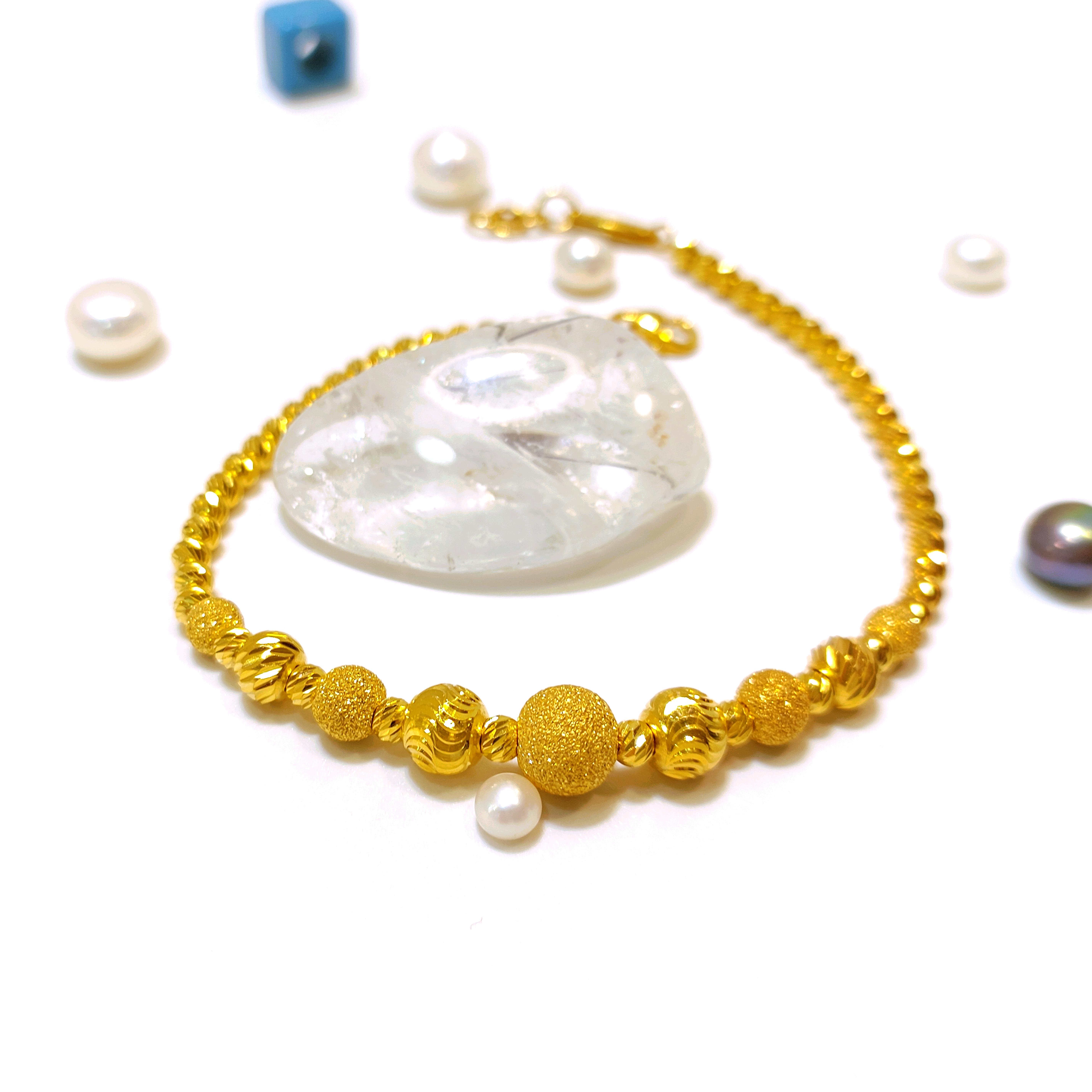 Dorika Toplu Bileklik Künye 22 Ayar Altın HD VİDEOLU