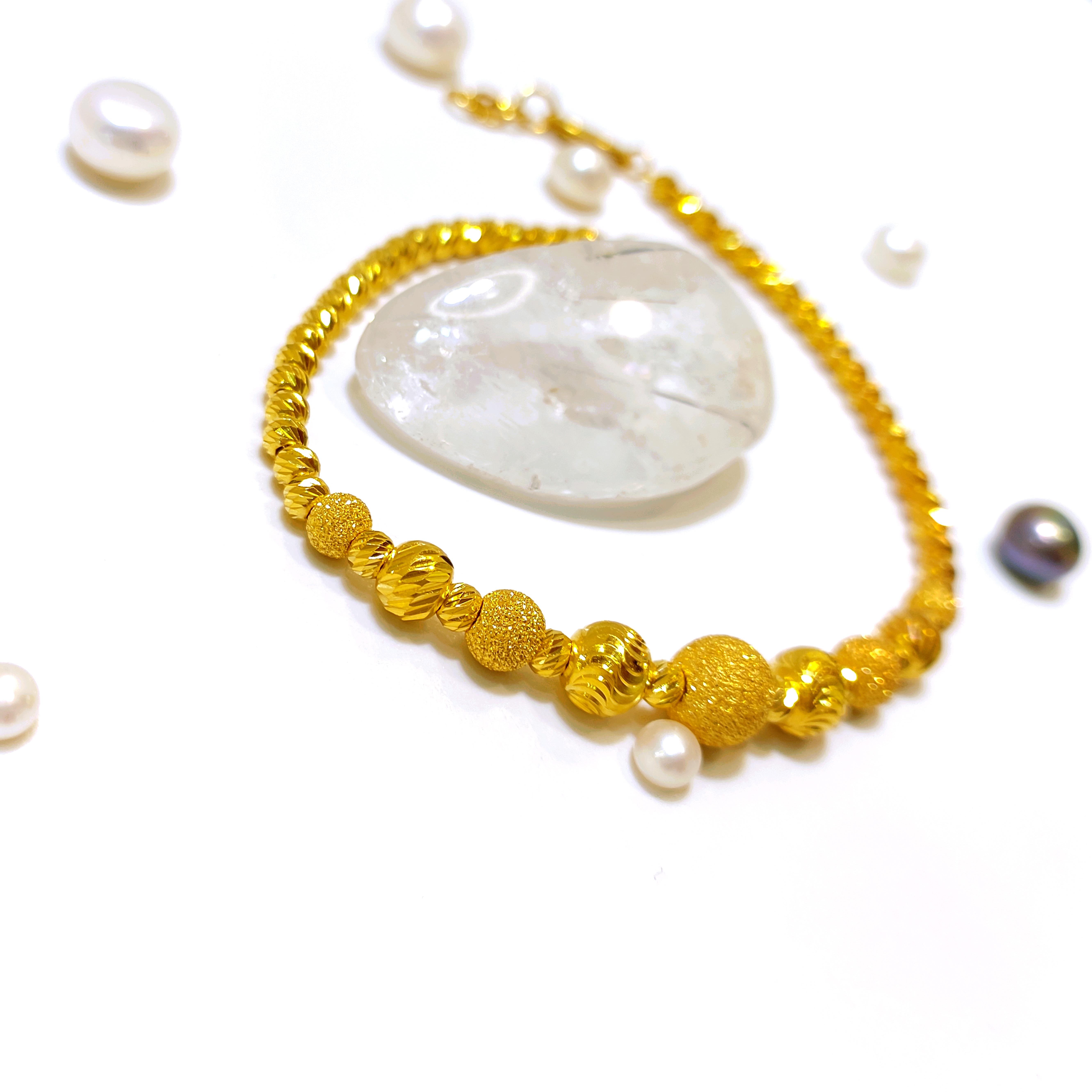 Dorika Toplu Bileklik Künye 22 Ayar Altın HD VİDEOLU