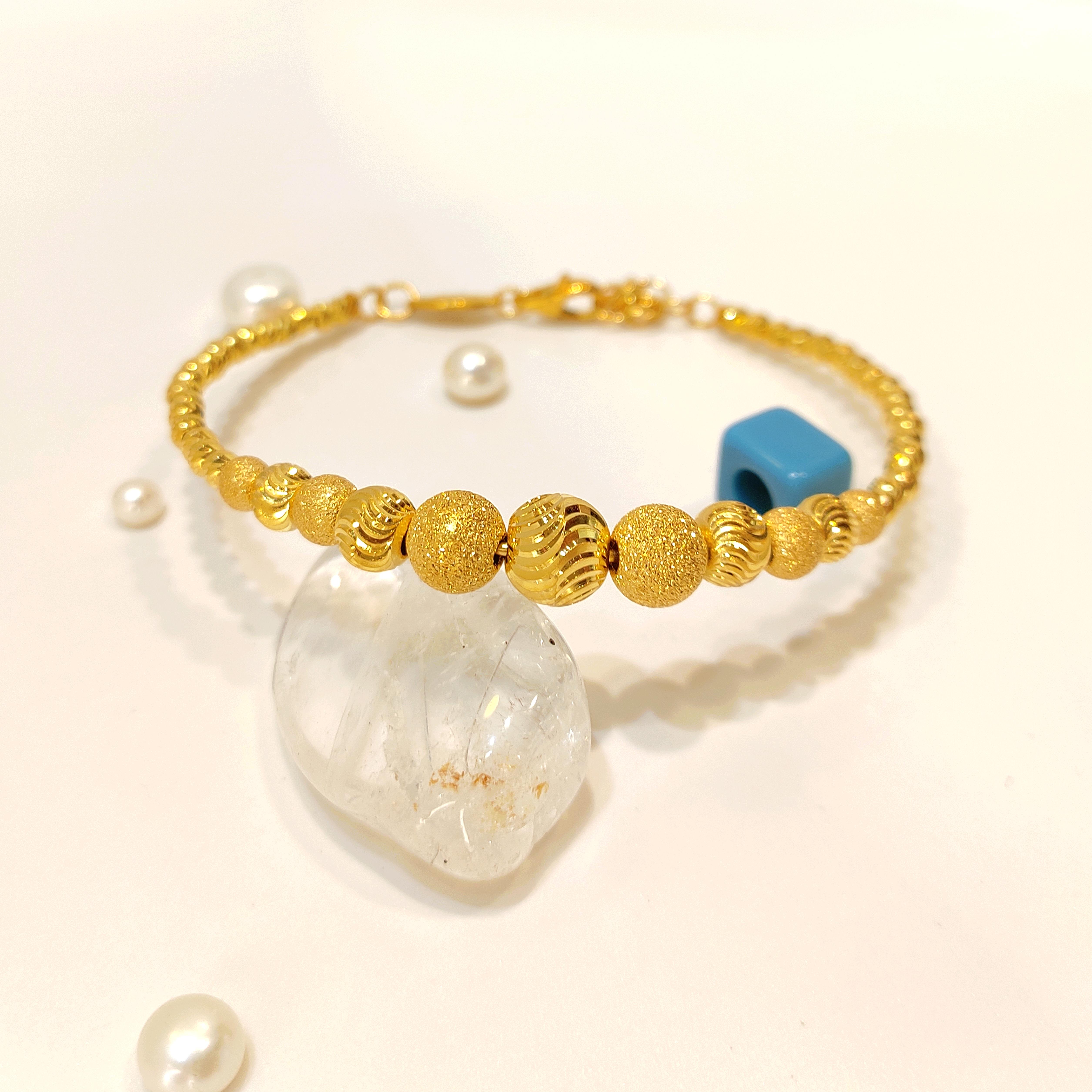 Dorika Toplu Kelepçe Bileklik 22 Ayar Altın HD VİDEOLU