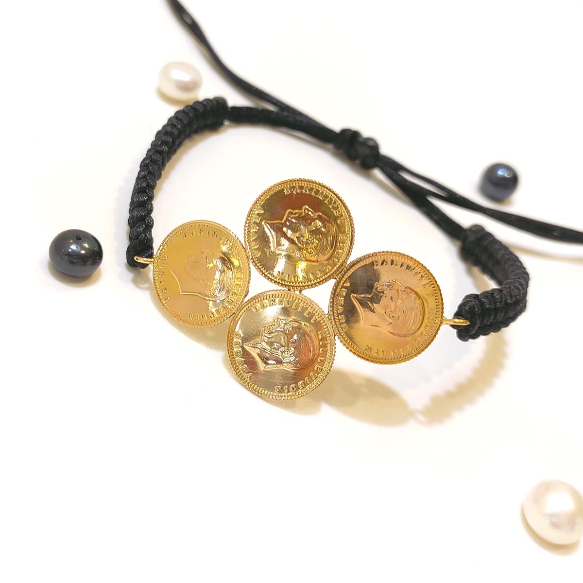 Dört Atalira Çeyrek Altınlı Bileklik Çeyrek 22 Ayar HD VİDEOLU