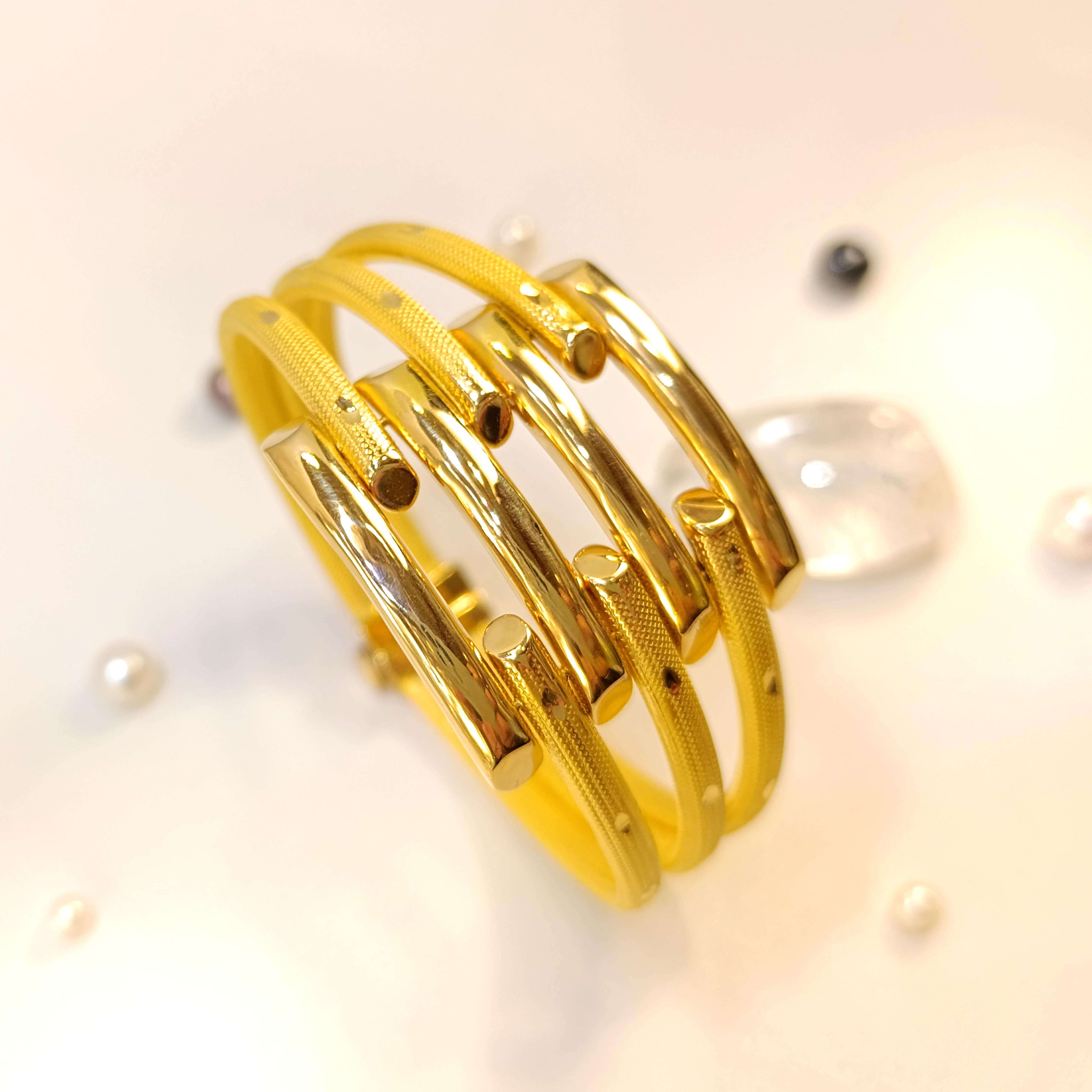 Kaburga Kelepçe Bilezik 22 Ayar Altın HD VİDEOLU