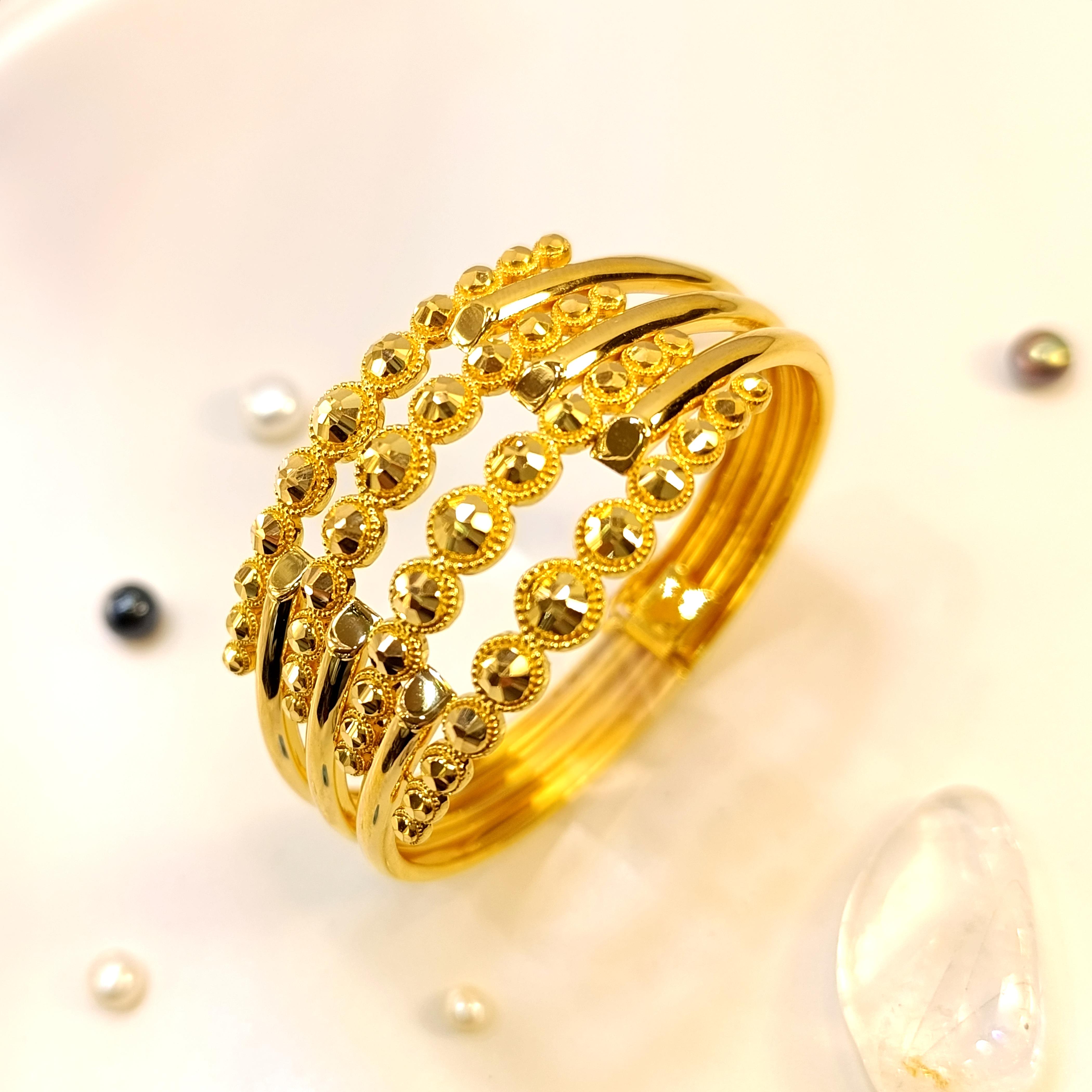 Kaburga Kelepçe Bilezik 22 Ayar Altın HD VİDEOLU