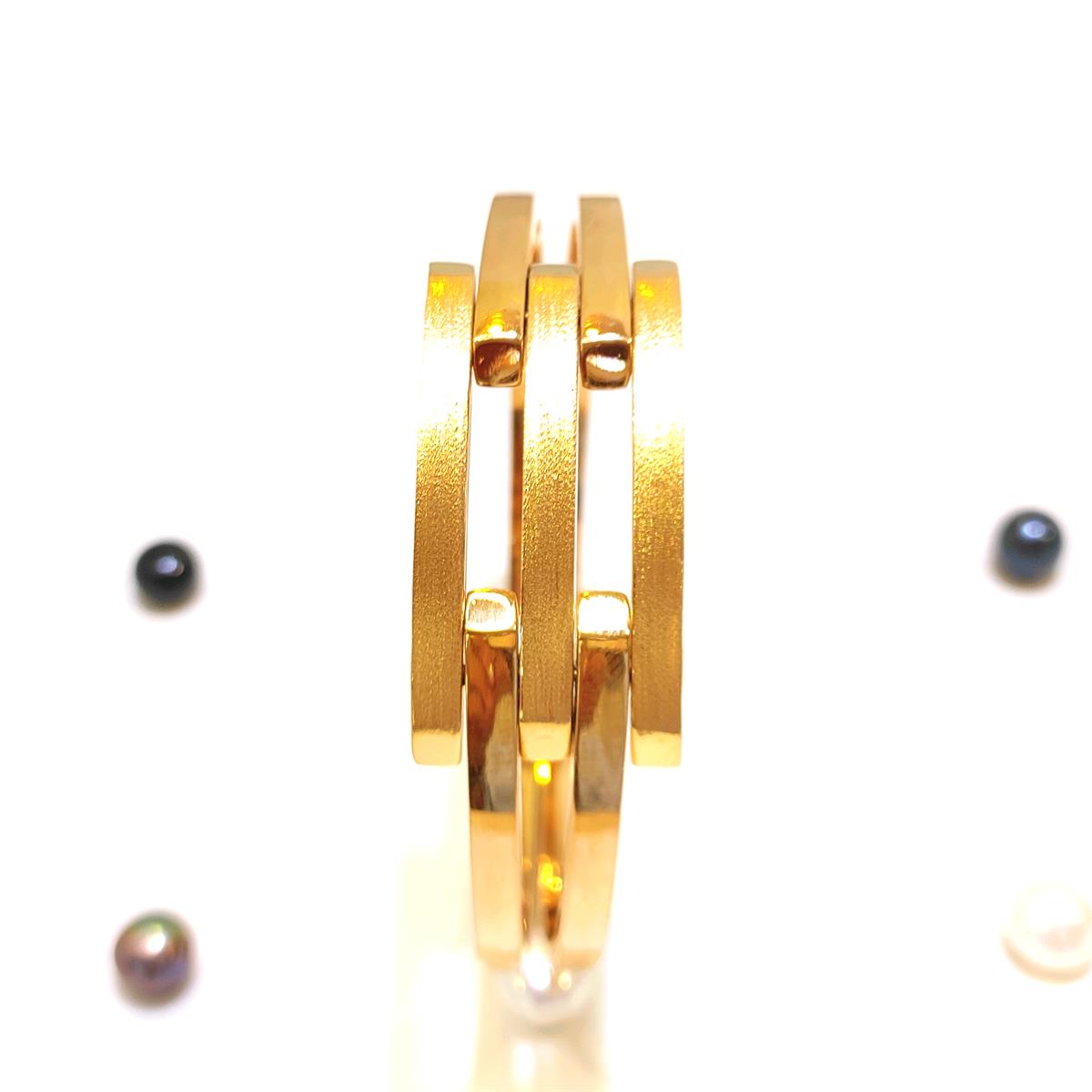 Kaburga Kelepçe Bilezik 22 Ayar Altın HD VİDEOLU