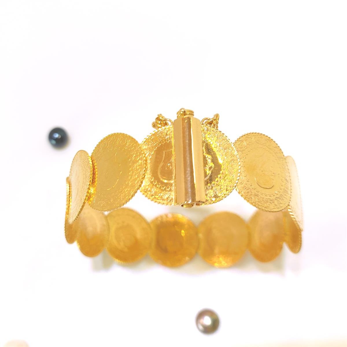 Kaykay Çeyrek Altınlı Kelepçe Bilezik 22 Ayar Altın HD VİDEOLU