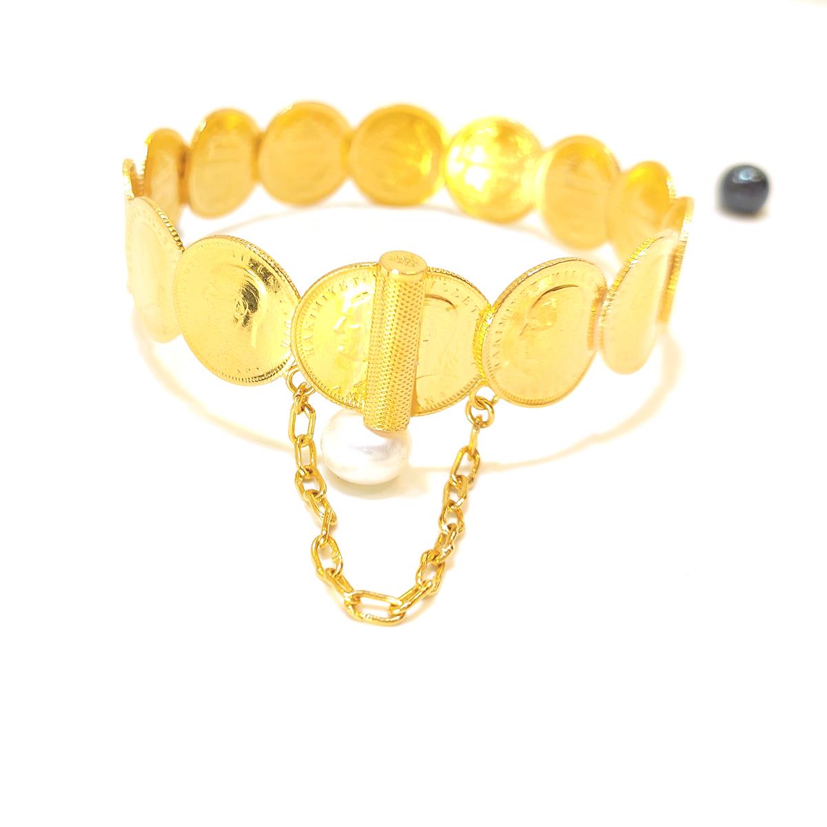 Kaykay Çeyrek Altınlı Kelepçe Bilezik HD VİDEOLU