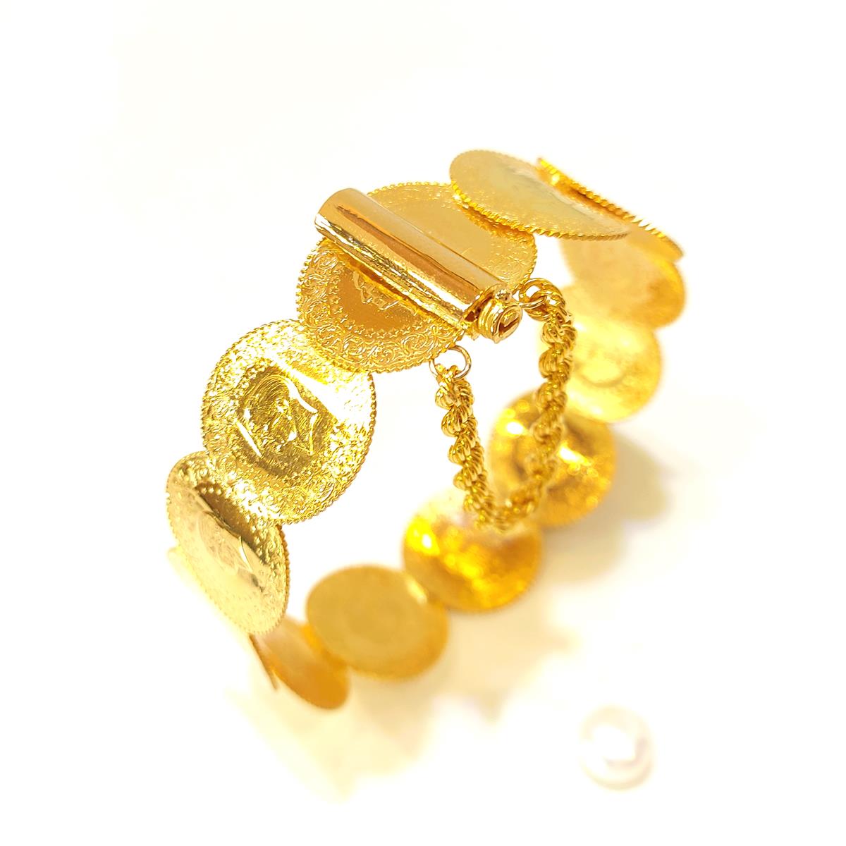 Kaykay Çeyrek Altınlı Kelepçe Bilezik 22 Ayar Altın HD VİDEOLU