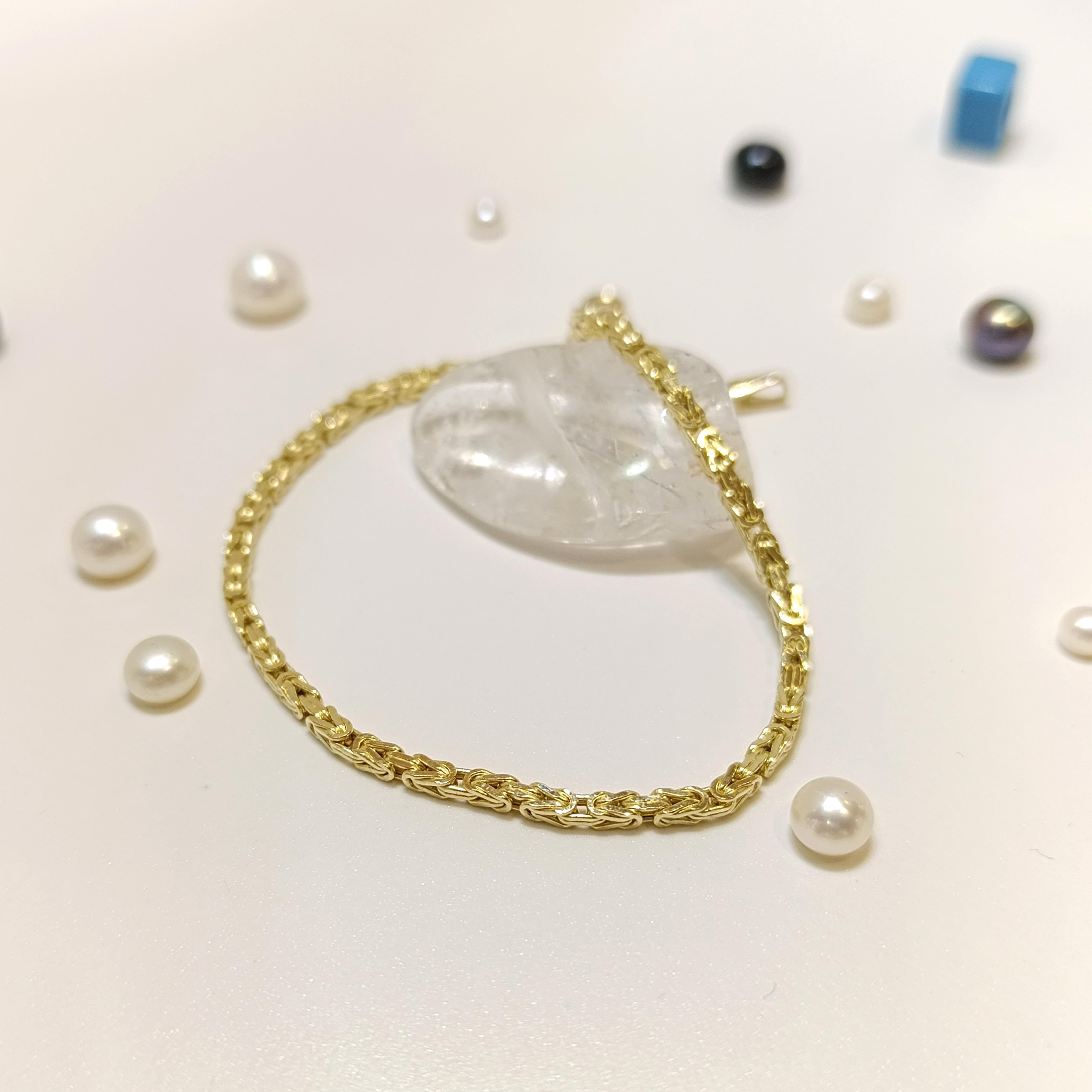 Kral Zİncir Bileklik 14 Ayar Altın HD VİDEOLU