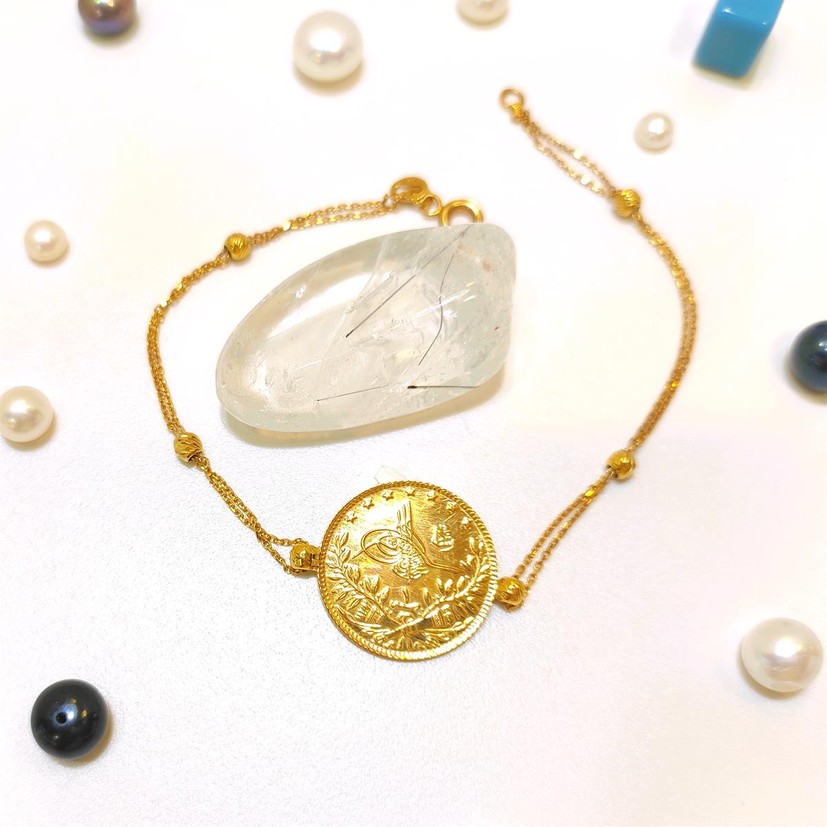 Reşat Yarım Altınlı Dorika Toplu Bileklik HD VİDEOLU