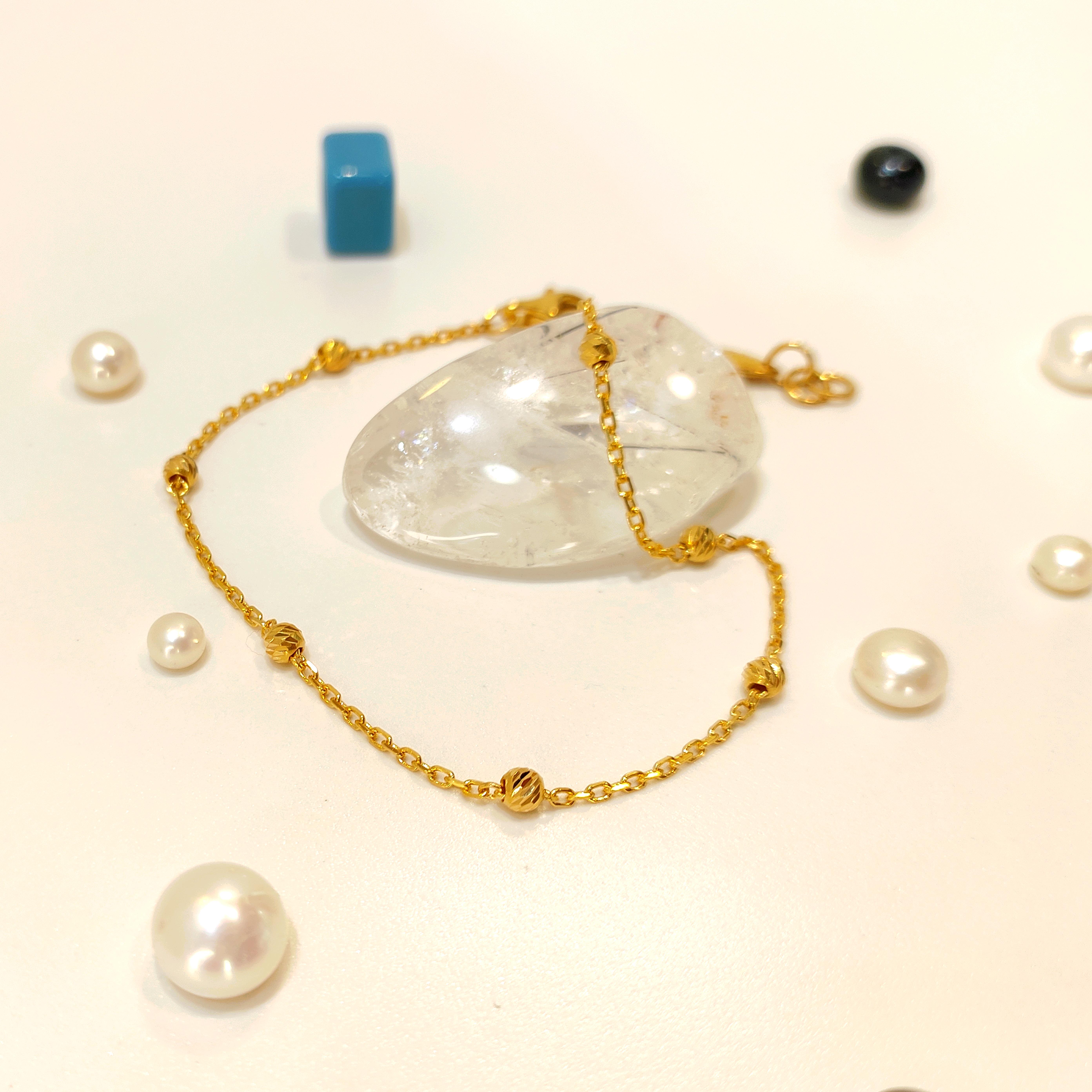 Tekli Dorika Toplu Bileklik Künye 22 Ayar Altın HD VİDEOLU