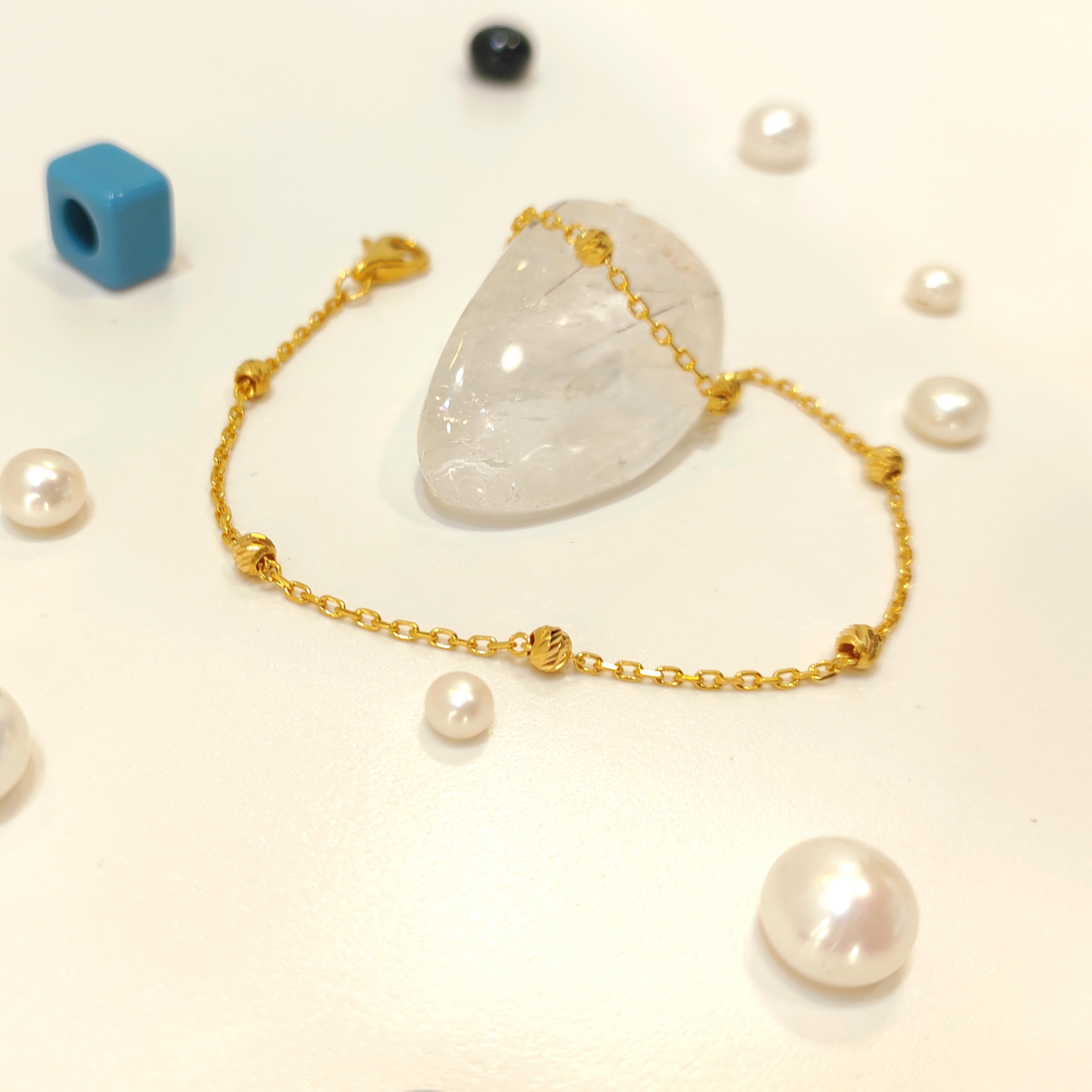 Tekli Dorika Toplu Bileklik Künye 22 Ayar Altın HD VİDEOLU