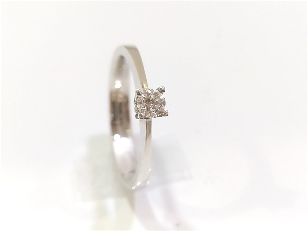 0.20ct H VS1 Pırlanta Tek TAş Yüzük 18 ayar Altın