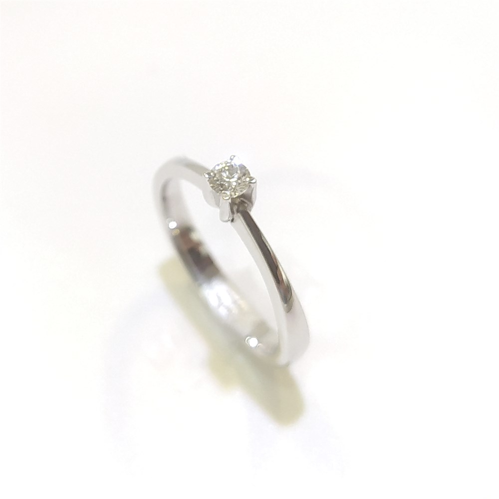 0.13ct I Color Pırlanta Tek TAş Yüzük 18 Ayar Altın