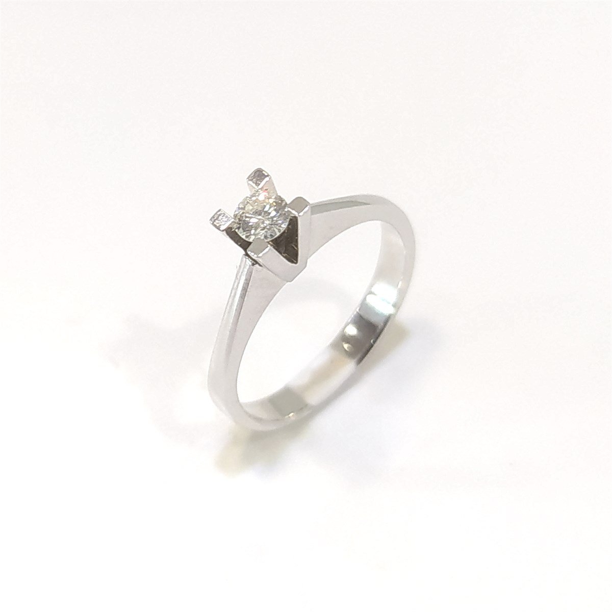 0.14ct I Color Pırlanta Tek TAş Yüzük 14 Ayar Altın