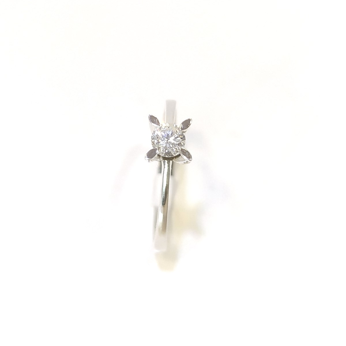 0.21ct H Color Pırlanta Tek TAş Yüzük 14 Ayar Altın