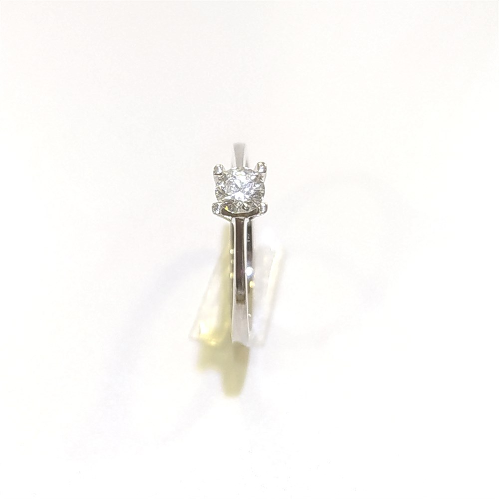 0.23ct G SI Pırlanta Tek TAş Yüzük 14 Ayar Altın