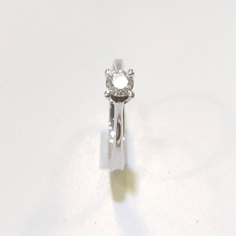 0.26ct D SI Pırlanta Tek TAş Yüzük 18 Ayar Altın