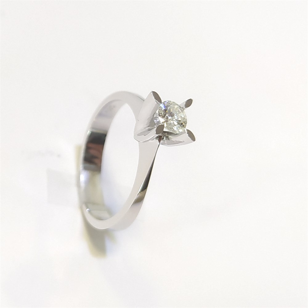 0.29ct G Color Pırlanta Tek TAş Yüzük 14 Ayar Altın