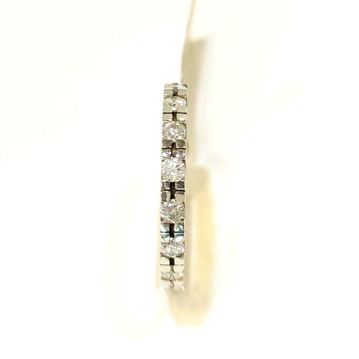 0.62ct F Color Pırlanta Yarım Tur Yüzük 14 Ayar Altın 4K VİDEOLU