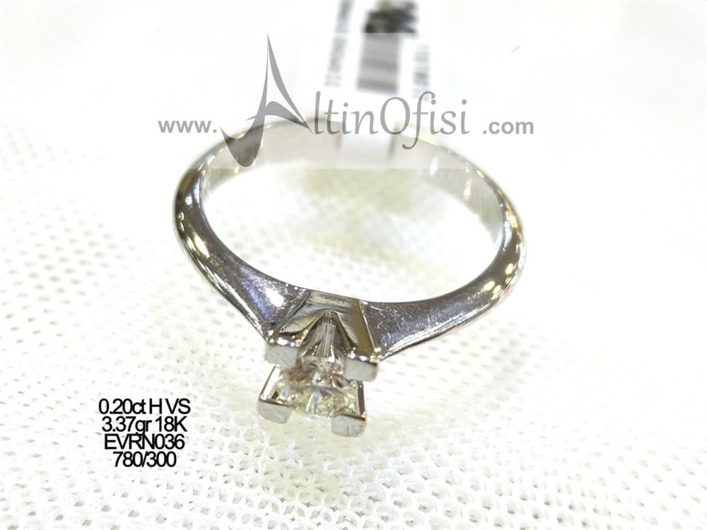 0,20ct H Color VS Pırlanta 3,37gr 18 Ayar Altın