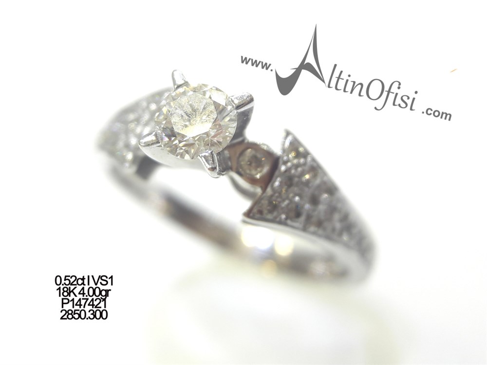 0,43ct I Color VS1 Pırlanta 4,00gr 18 Ayar Altın